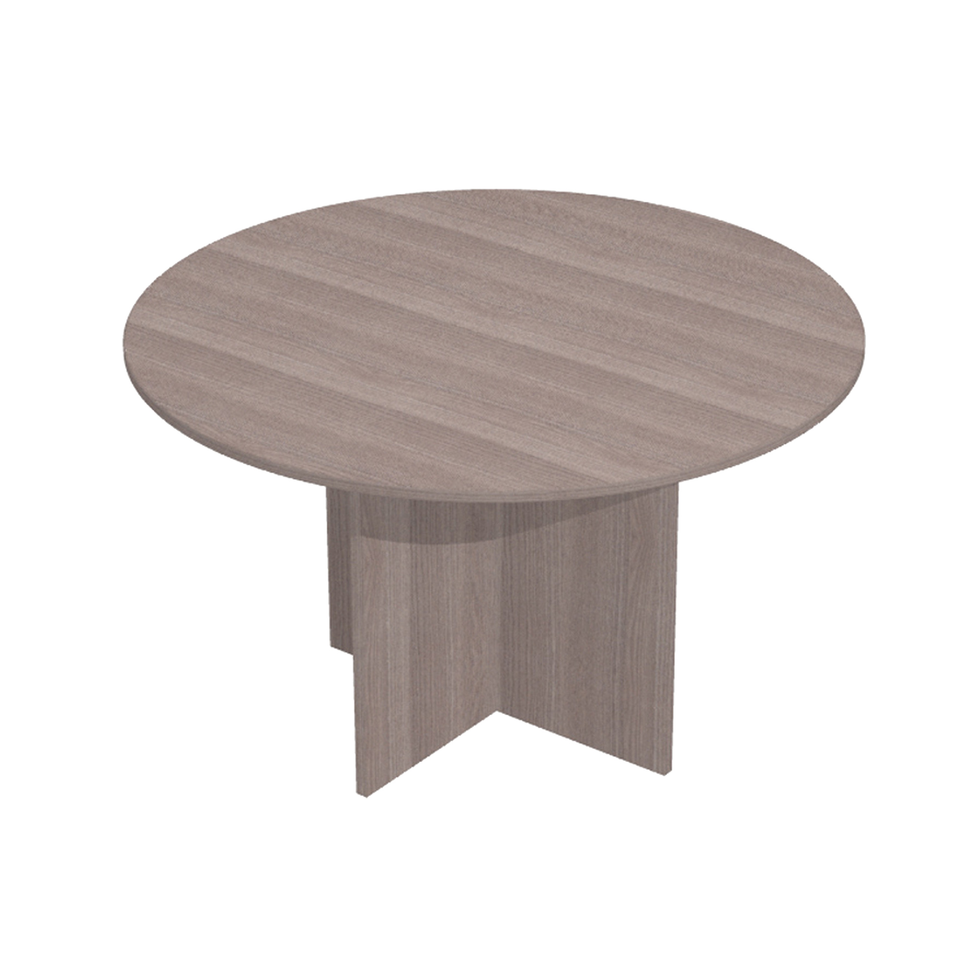 Tavolo riunione Easy - 4 posti - diametro 120 cm - altezza 72 cm - frassino toscano