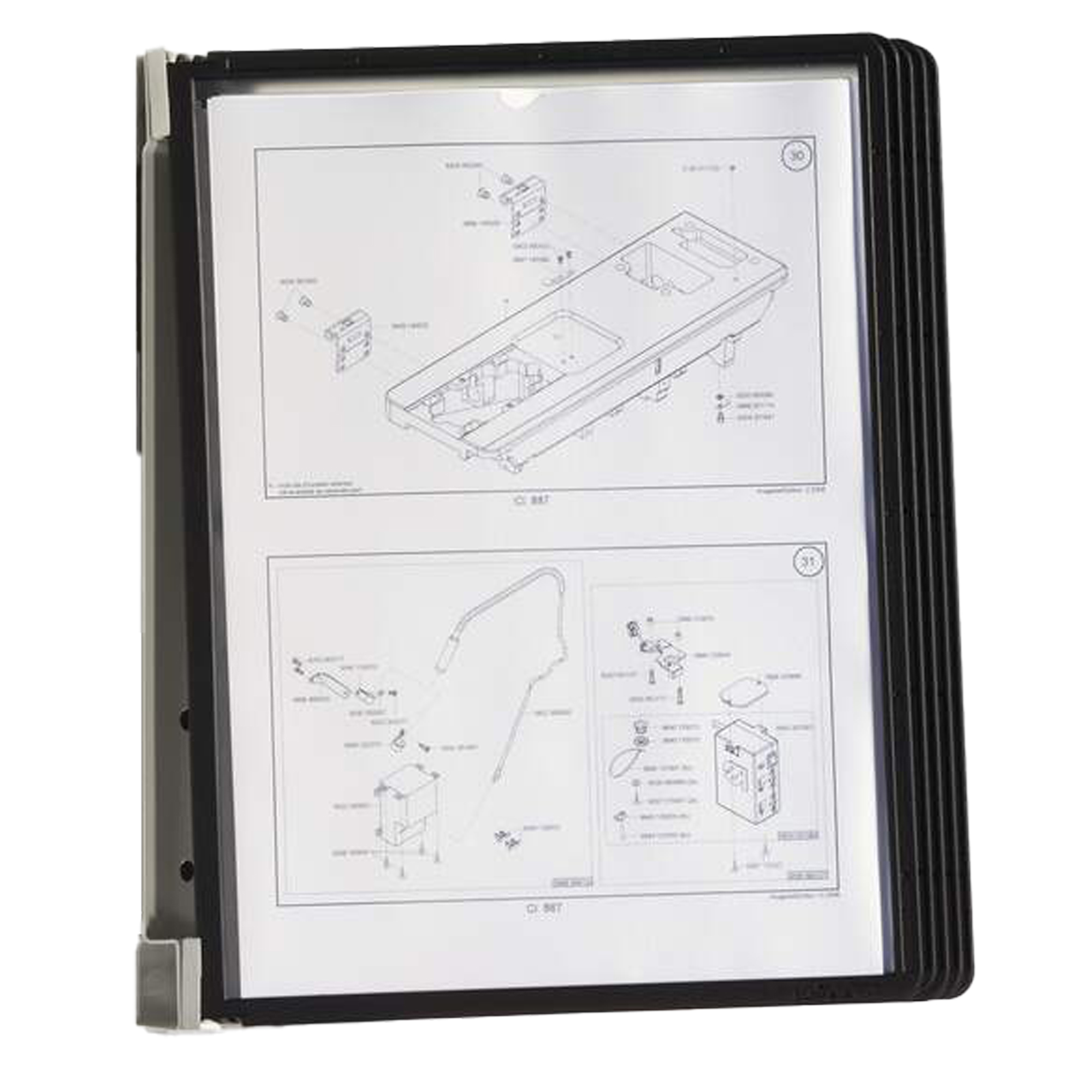 Leggio Vario Magnet Wall - 5 pannelli Sherpa inclusi - Durable