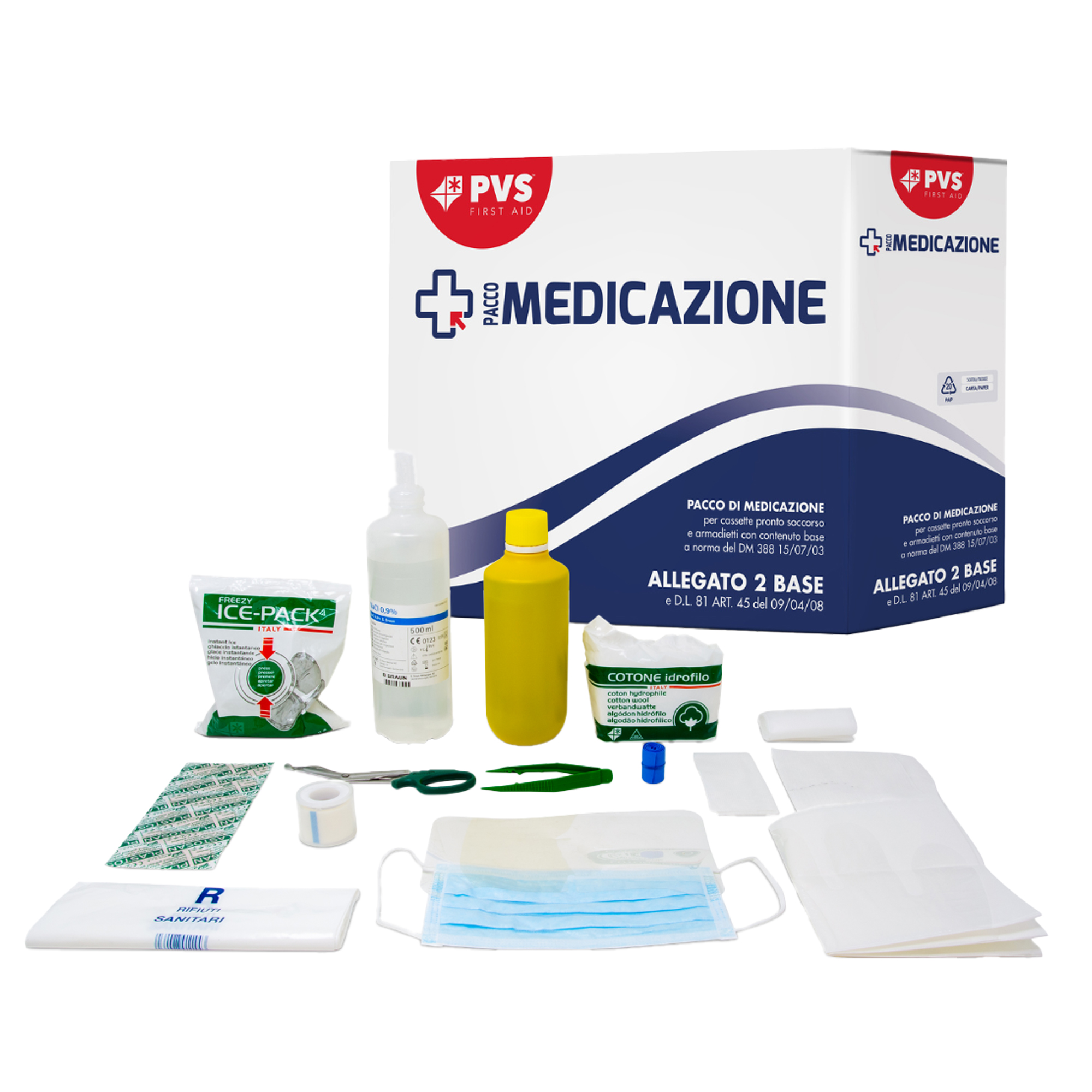 Kit di reintegro pronto soccorso - fino a 2 persone - PVS