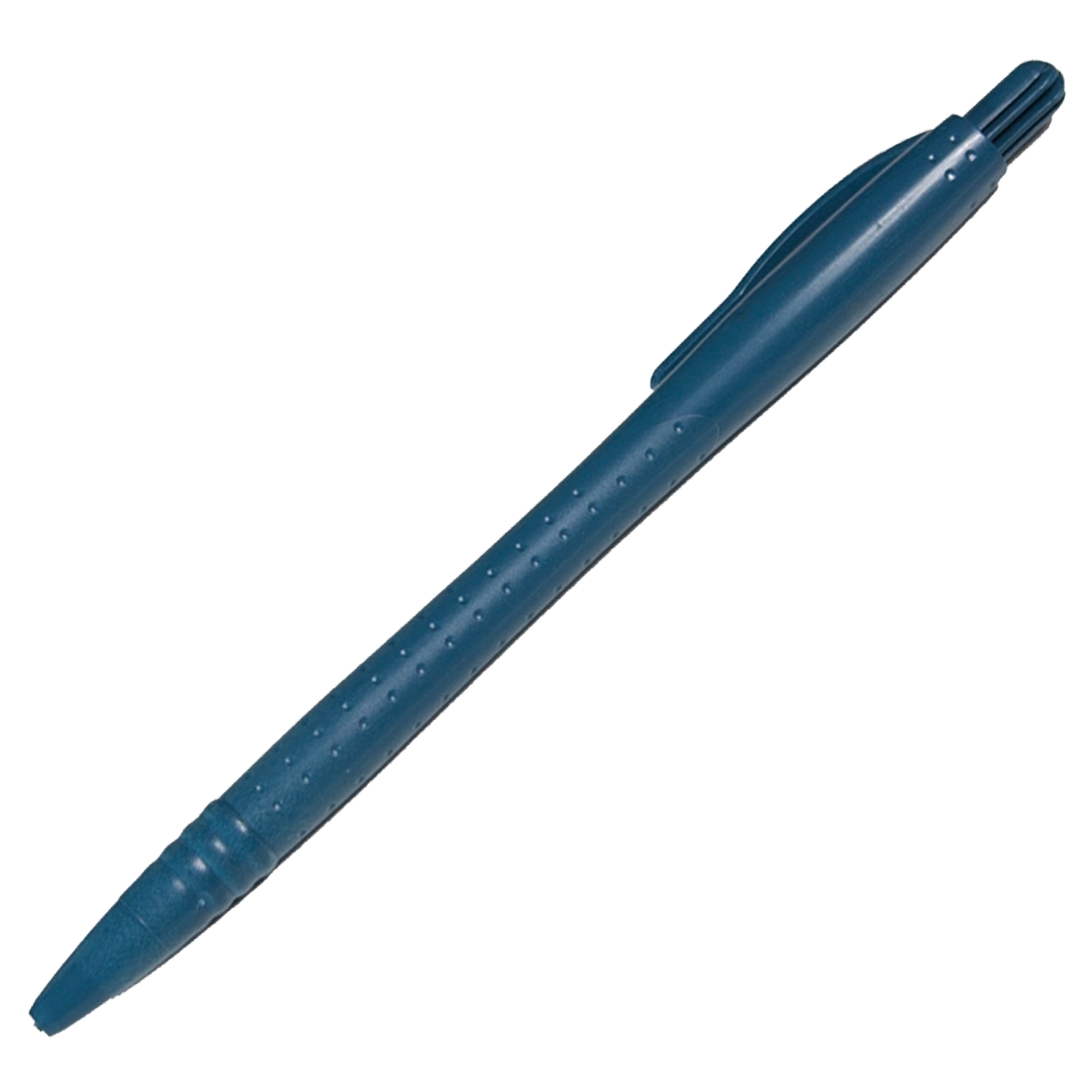 Penna detectabile retrattile - 14 cm - PP - blu