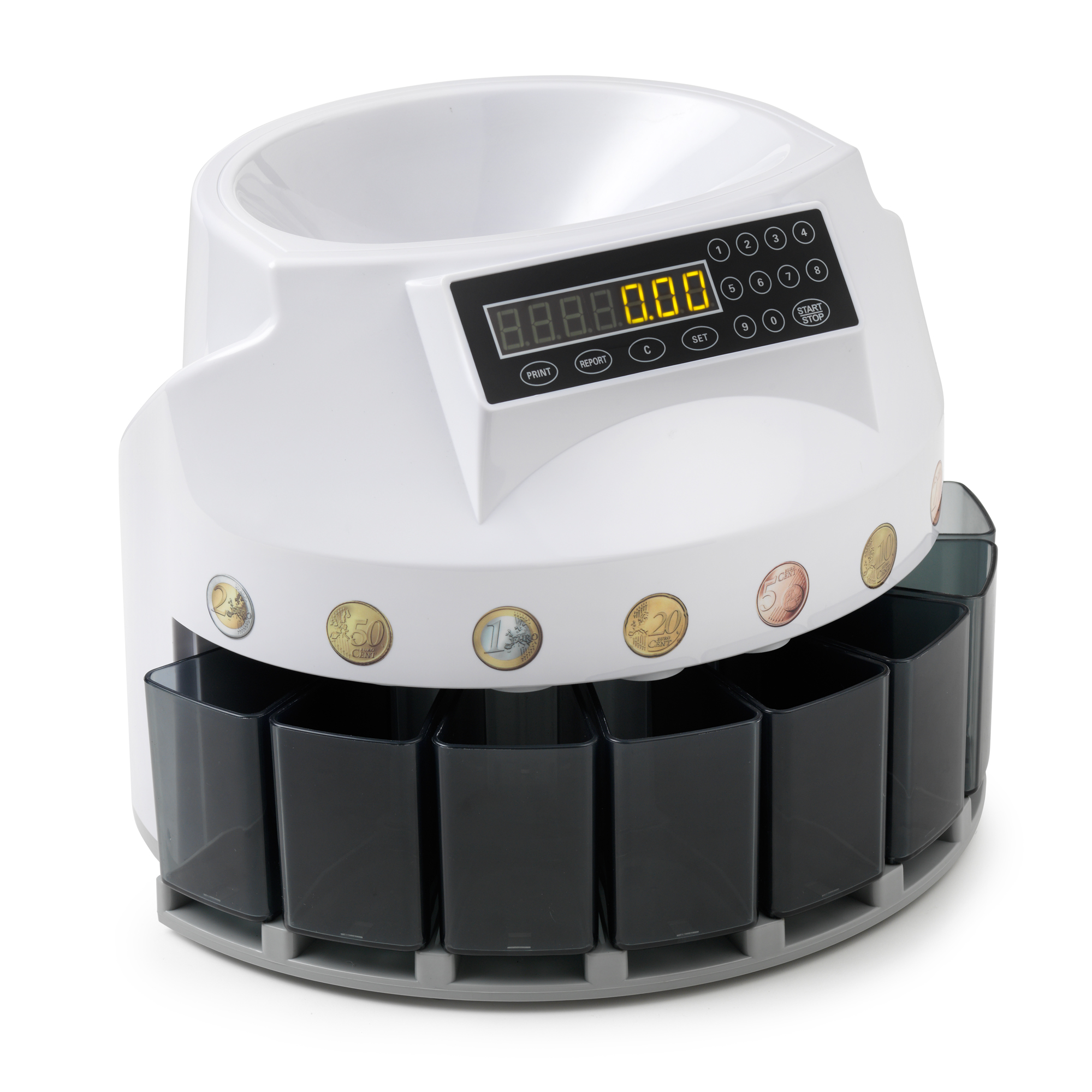 Conta monete CM012 - 35,5 x 33 x 26,6 cm - nero - HolenBecky