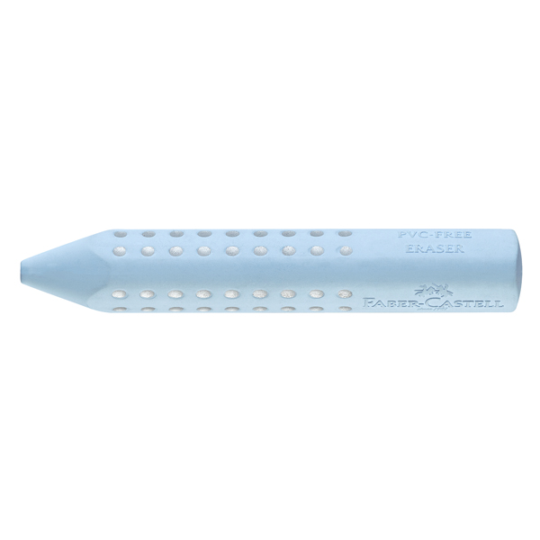 Gomma a forma di matita Grip 2001 - 90 x15 x15 mm - blue - Faber-Castell