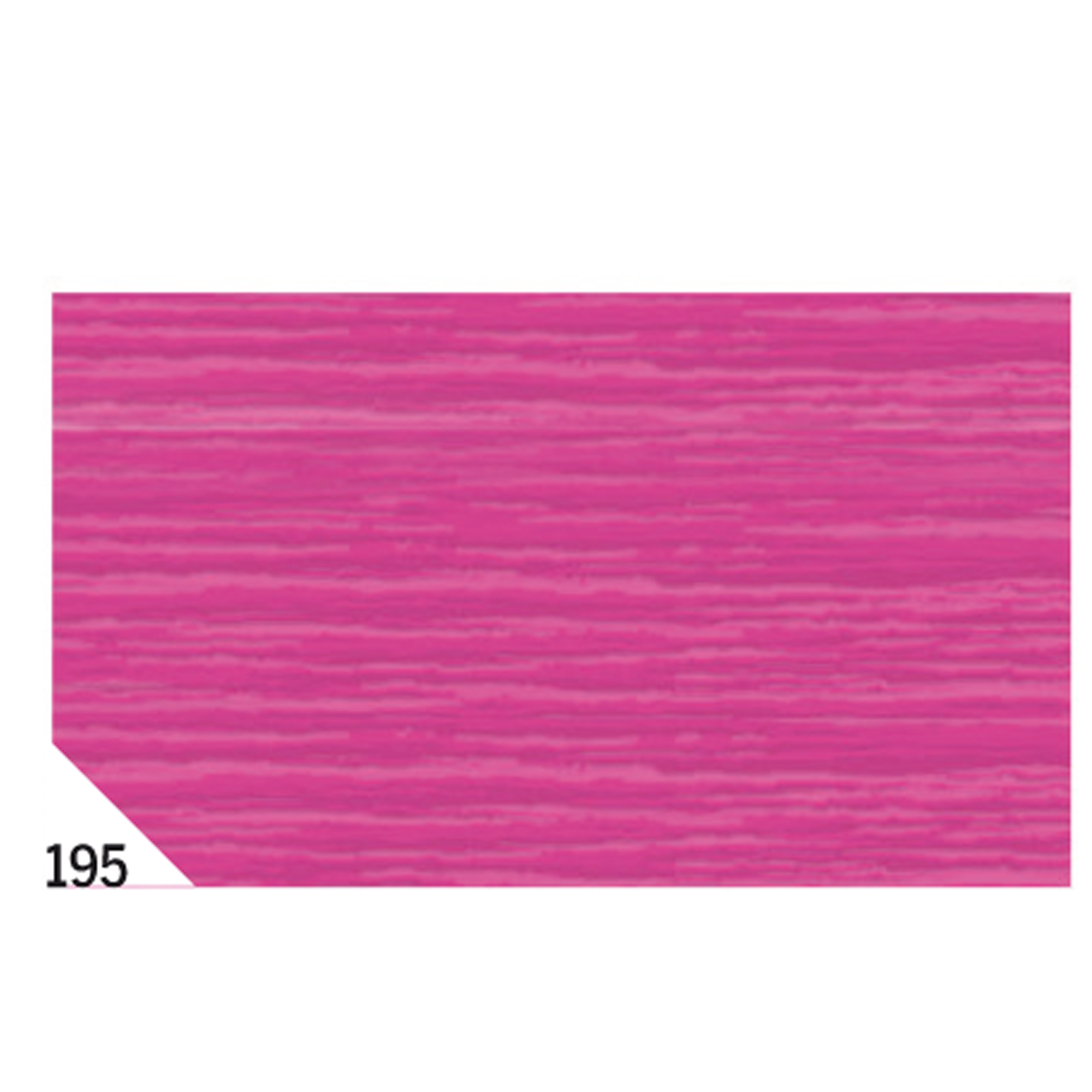 Carta crespa - 50 x 250 cm - 48 gr - fucsia 195 - Rex Sadoch - conf. 10 rotoli