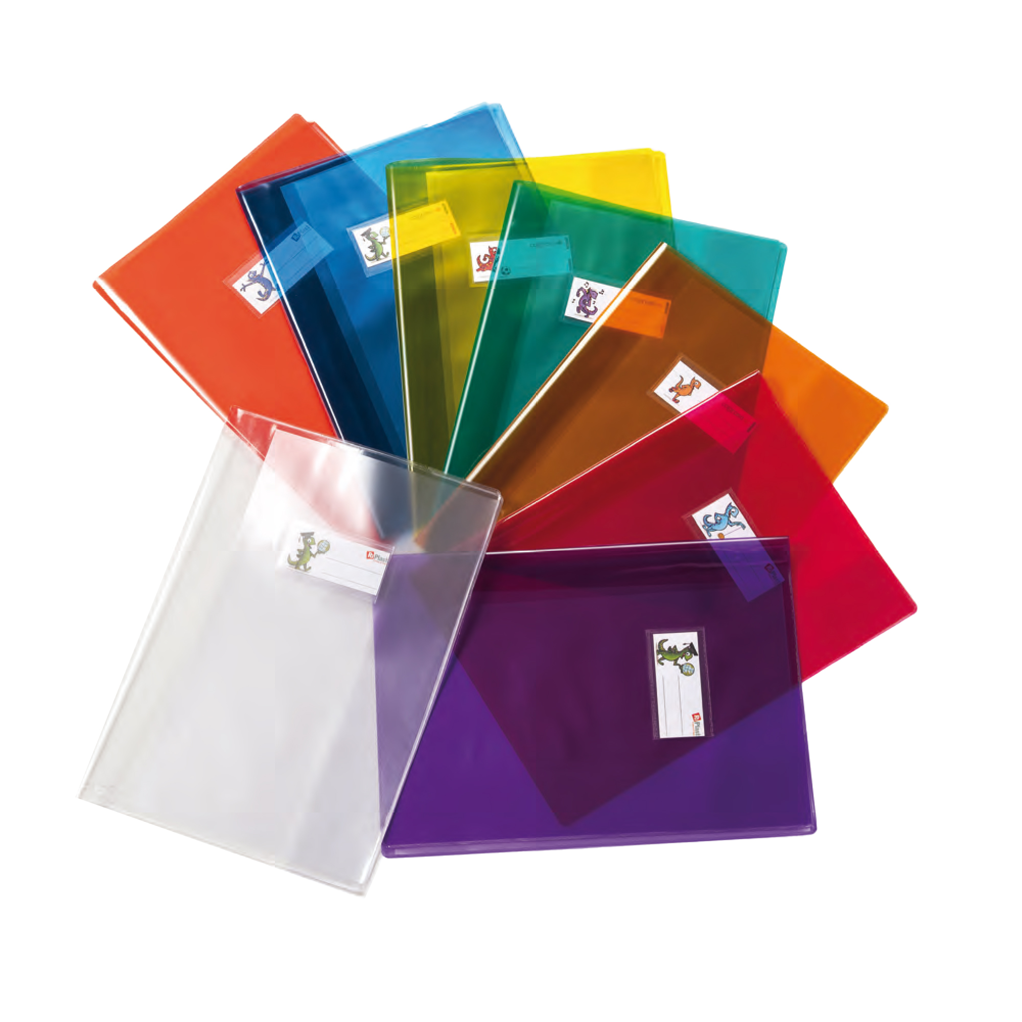 Coprimaxi Cristallo - A4 - PVC - 140 mic - c/alette - giallo trasparente - Colorosa