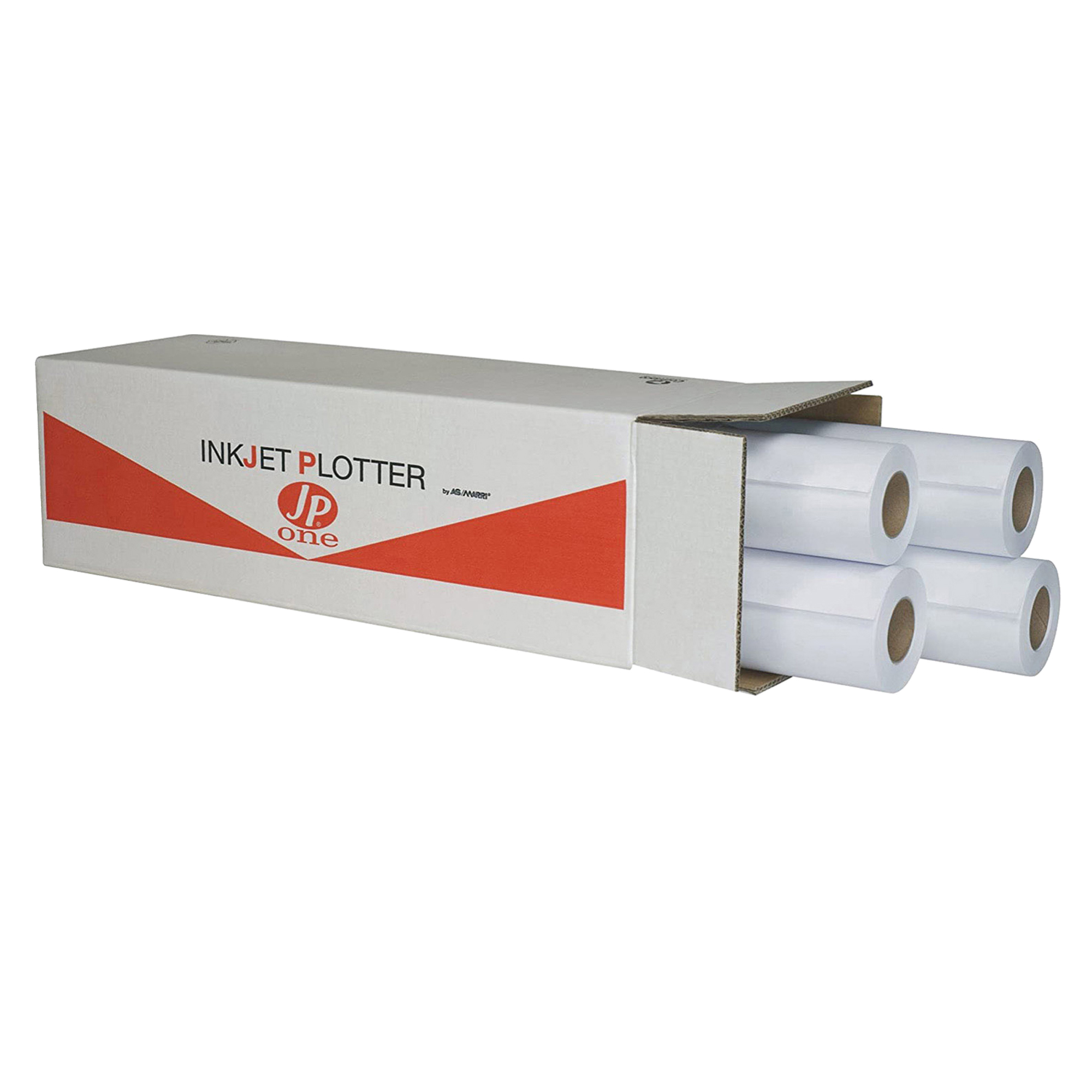 Carta plotter JP One P.90M - 625 mm x 50 mt - 90 gr - inkjet - opaca - bianco - As Marri