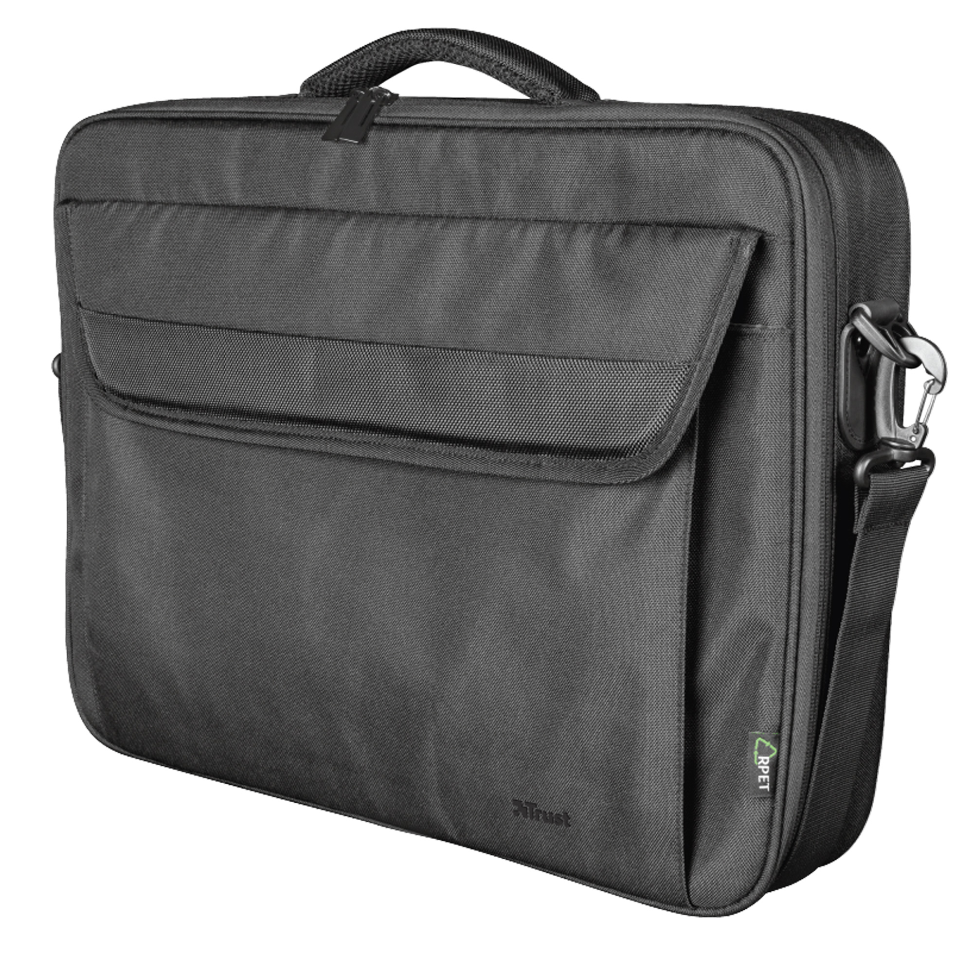 Borsa per notebook - Atlanta - ecocompatibile - da 16" - Nero - Trust