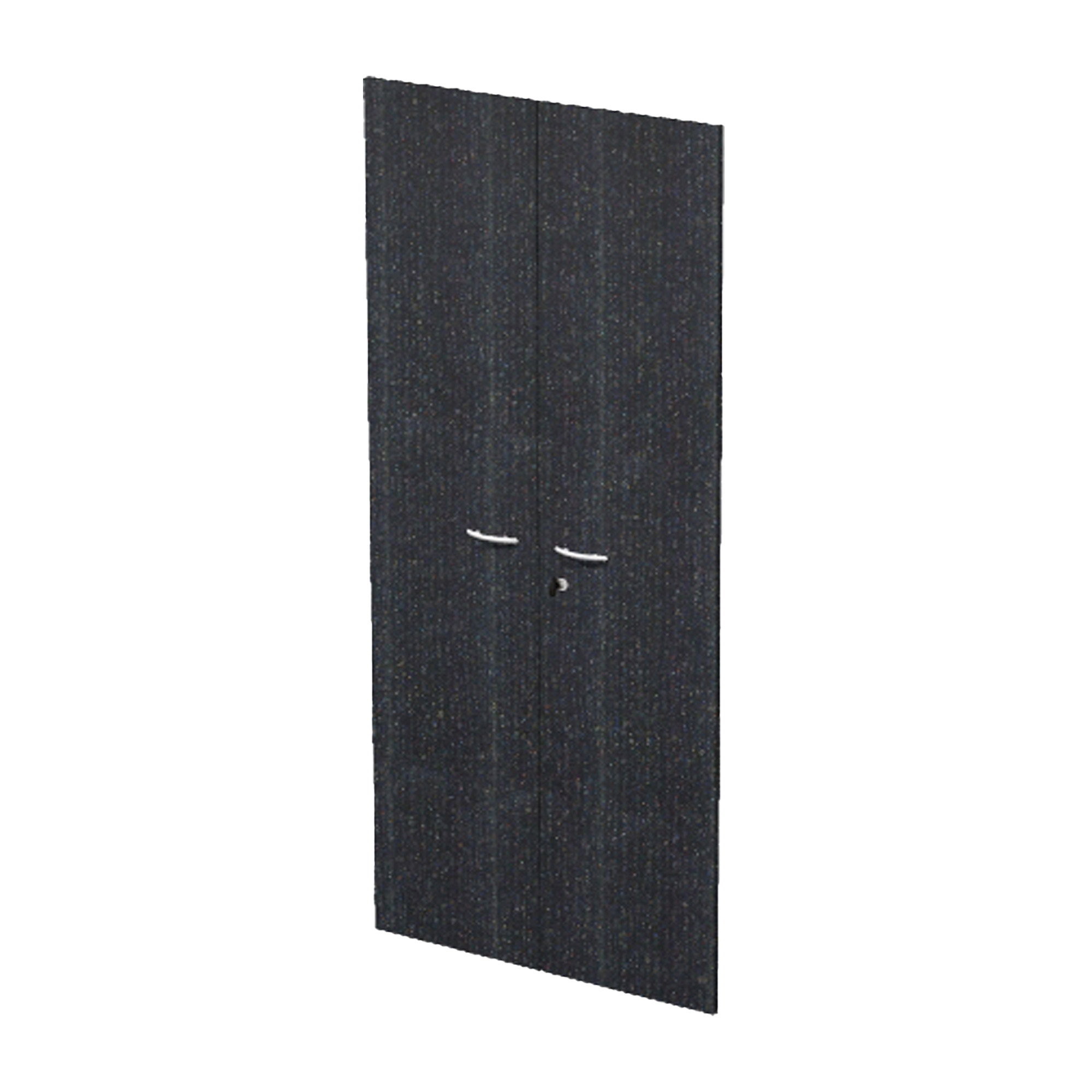 Coppia ante Easy - per mobile alto - 80 x 175 cm - spessore 18 mm - melaminico - nero venato