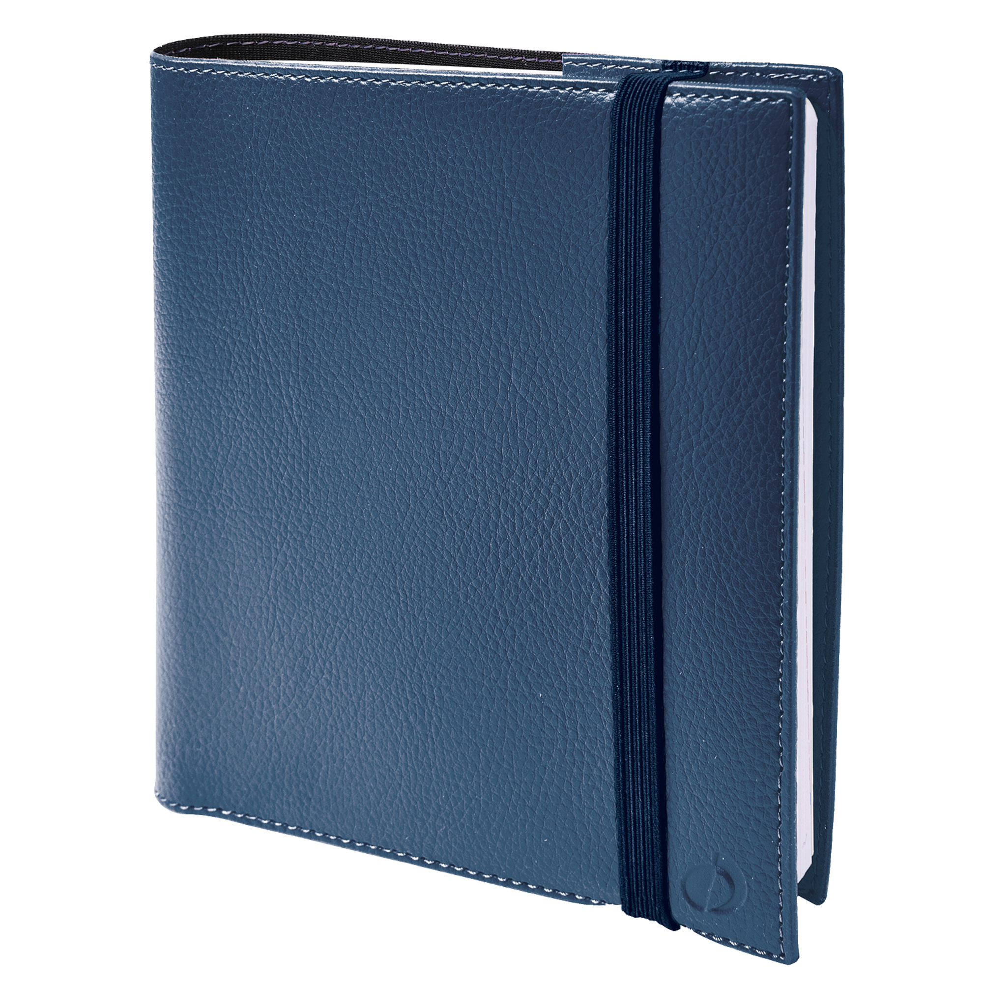 Agenda settimanale Time&Life 2026 - 16 x 16 cm - blu metal - Quo Vadis