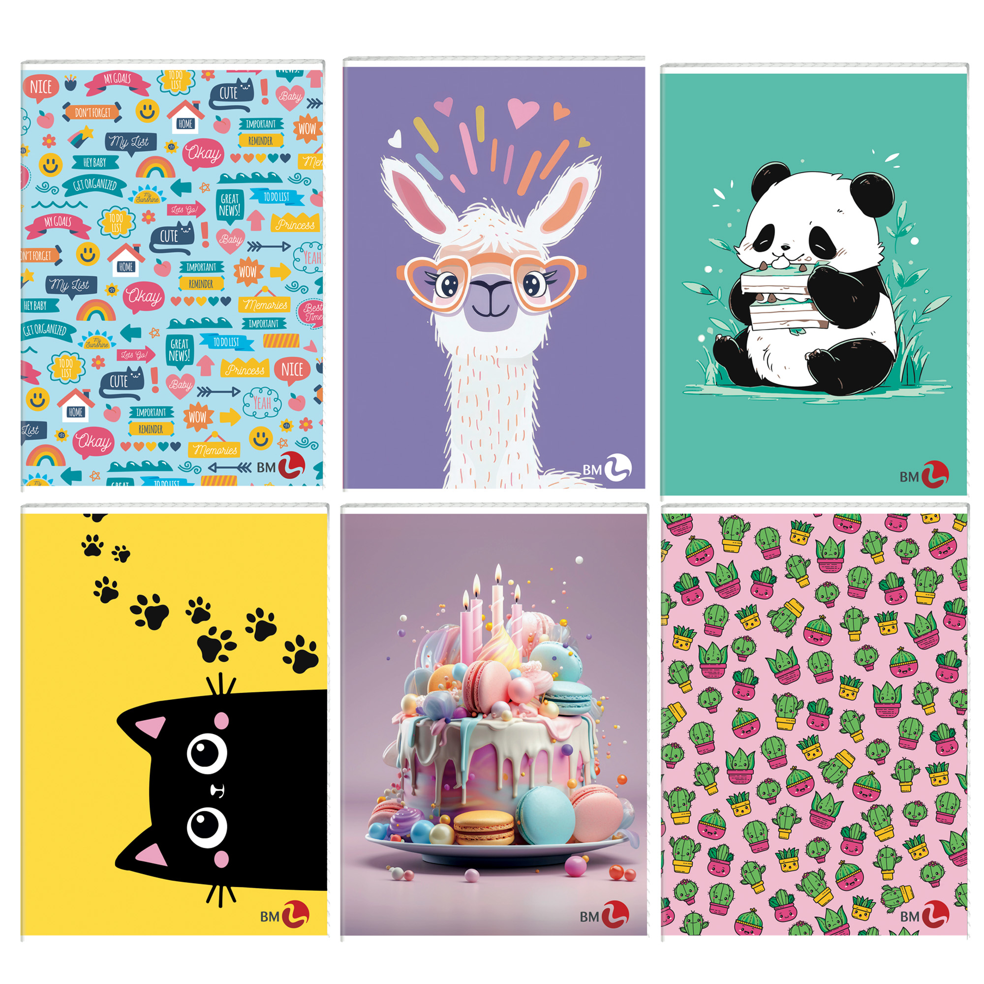 Maxiquaderno Bambina fantasia - A4 - 1 rigo -  40+2 fogli - 80gr - BM