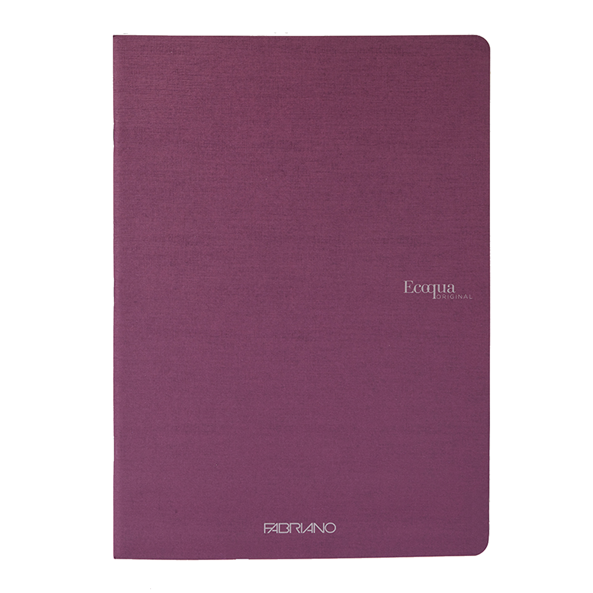 Maxiquaderno Ecoqua original PM - A4 - 1 rigo - 40 fogli - 90gr - vino - Fabriano