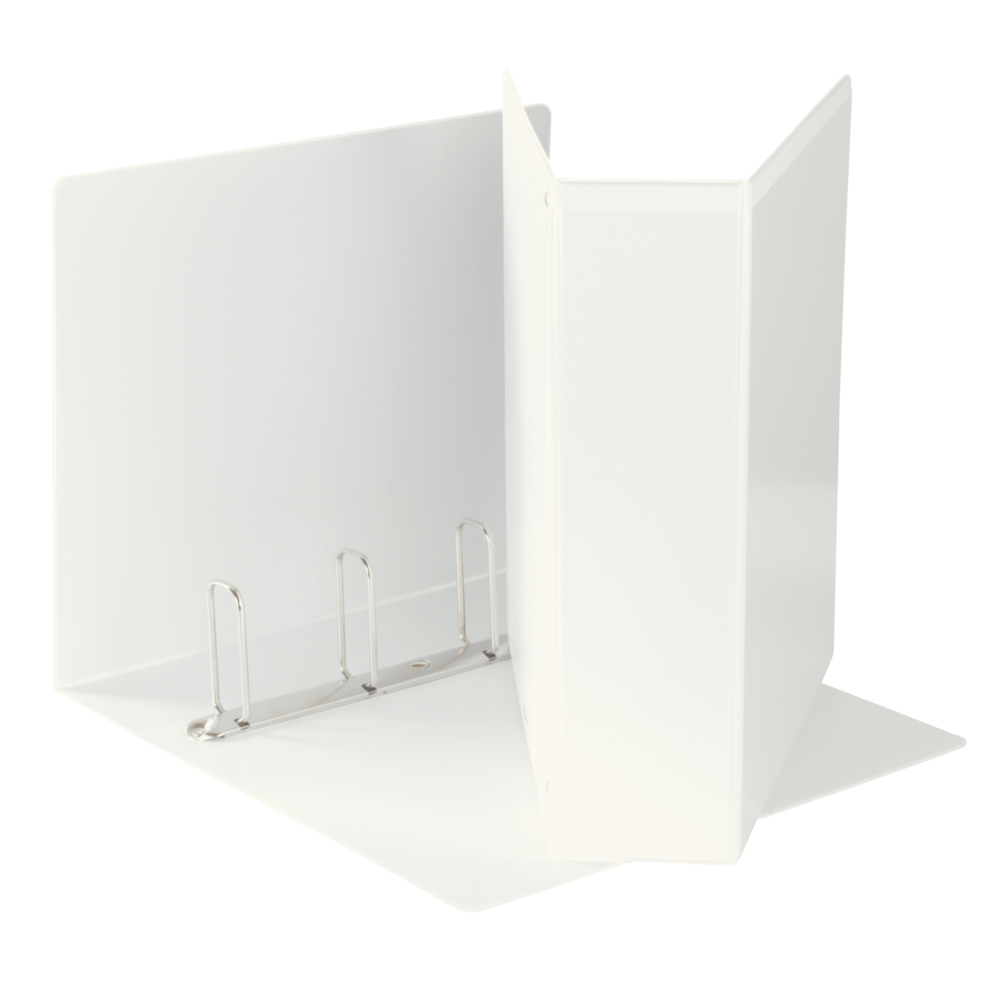 Raccoglitore personalizzabile Display - 22 x 30 cm - 4 anelli quadri 65 mm - bianco - Esselte