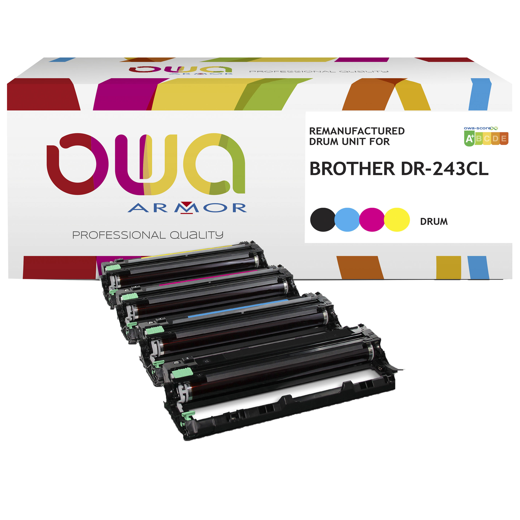 Armor - Tamburo Compatibile per Brother - Colore - DR243CL - 18.000 pag