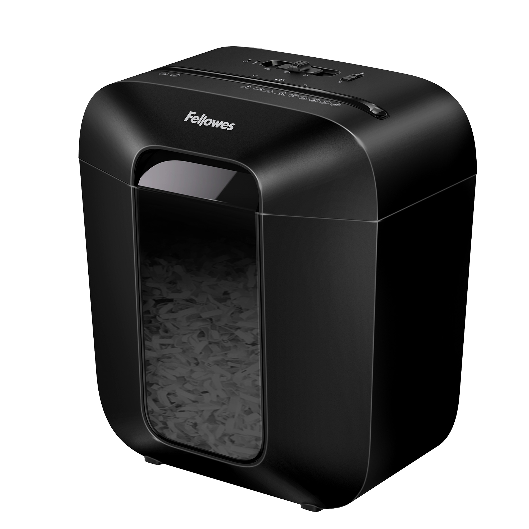 Distruggidocumenti LX-25 - a frammenti - nero - Fellowes