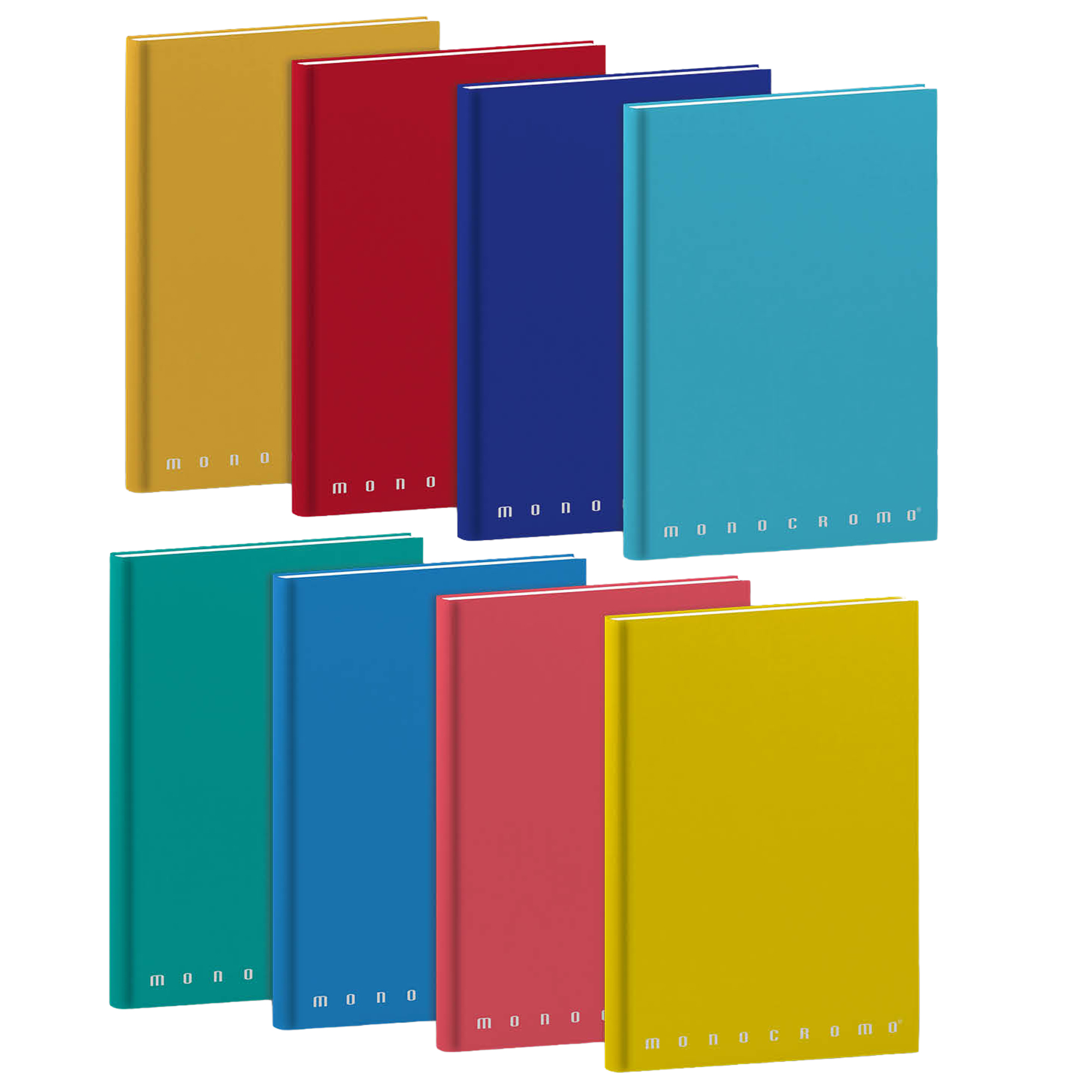 Quaderno Monocromo - cartonato - A5 - 1 rigo - 60 fogli - 80gr - cartonato - Pigna