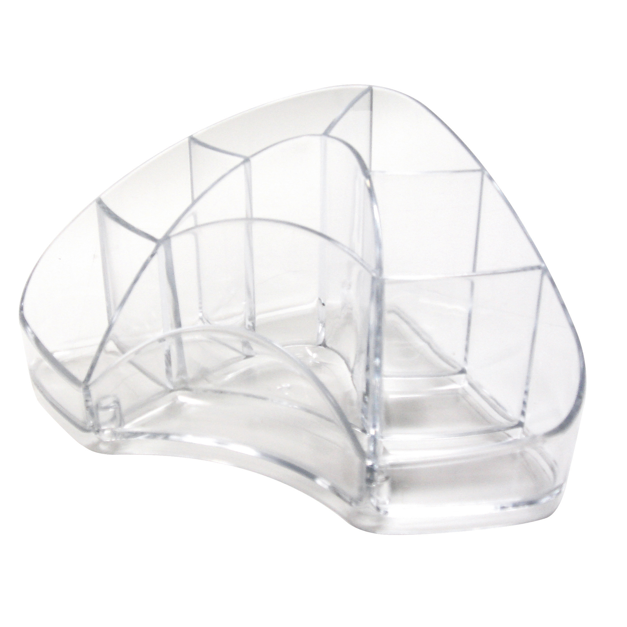 Portapenne Multipot Classic - 14 x 20 x 9 cm - trasparente - Arda