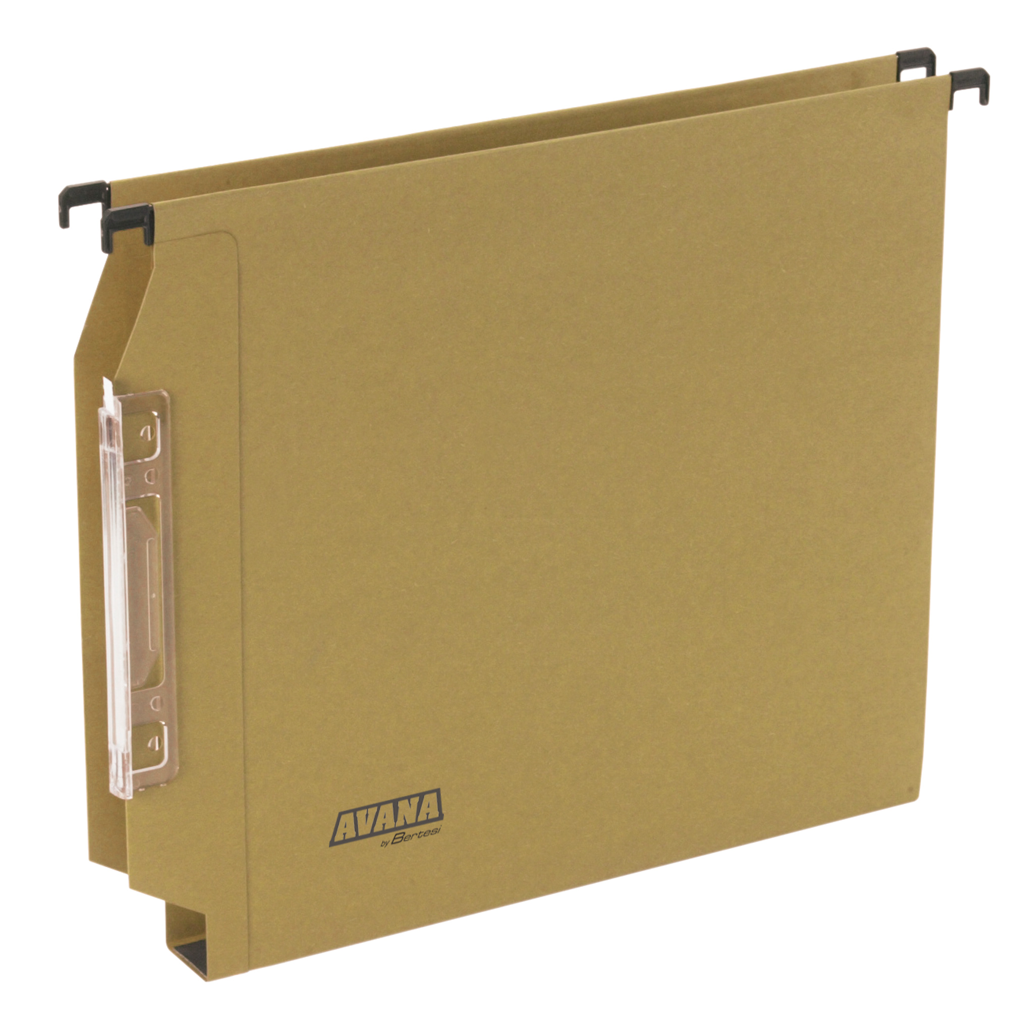 Cartella sospesa Avana - armadio - interasse 33 cm - fondo U - 32,6 x 27,5 cm - avana - Bertesi