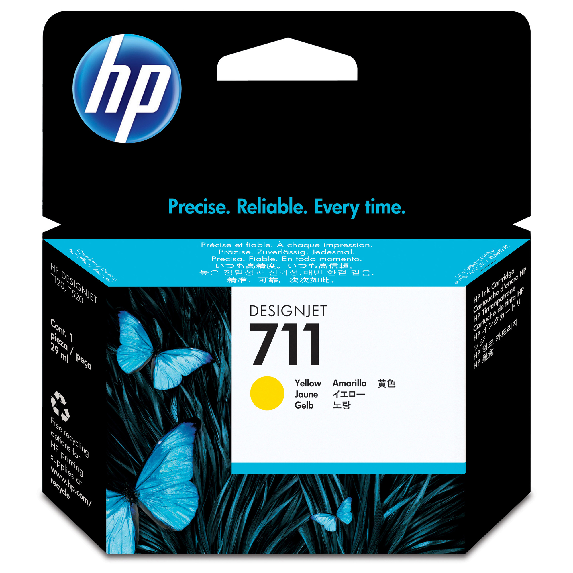 Hp - Cartuccia ink originale - 711 - Giallo - CZ132A - 29ml