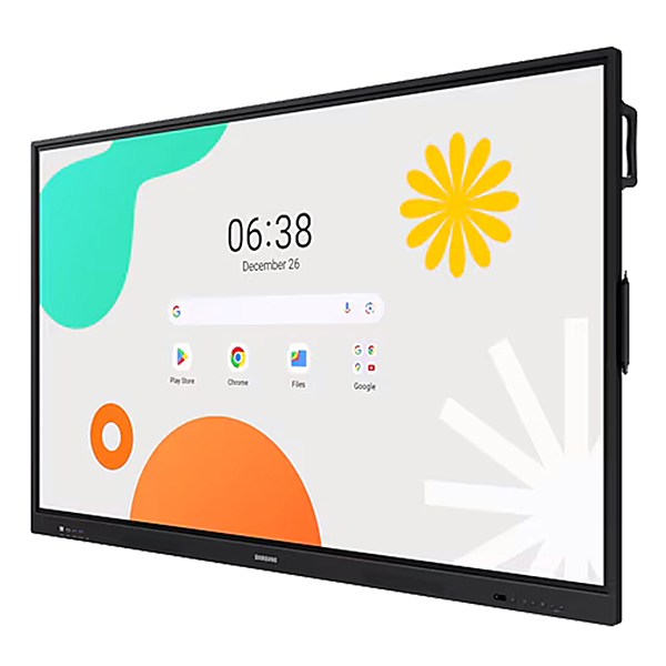 Lavagna Touch Flip WAF 75” 4K – S.O. Android 14 – 400 nit – Google Store - VESA 800x400 - 49kg - 170x102cm - Slot OPS - Compatibile con Miracast e AirPlay 2 - 3 anni garanzia on-site - Samsung