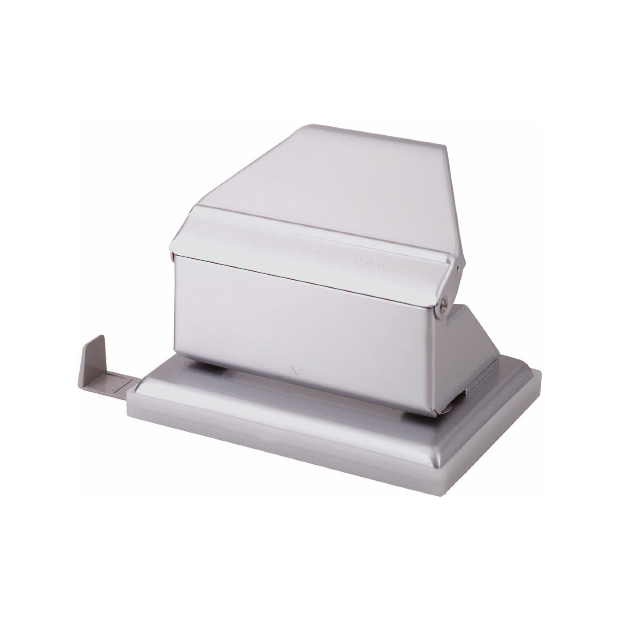 Perforatore 888 - max 10 fogli - 2 fori - passo 8 cm - alluminio - Zenith