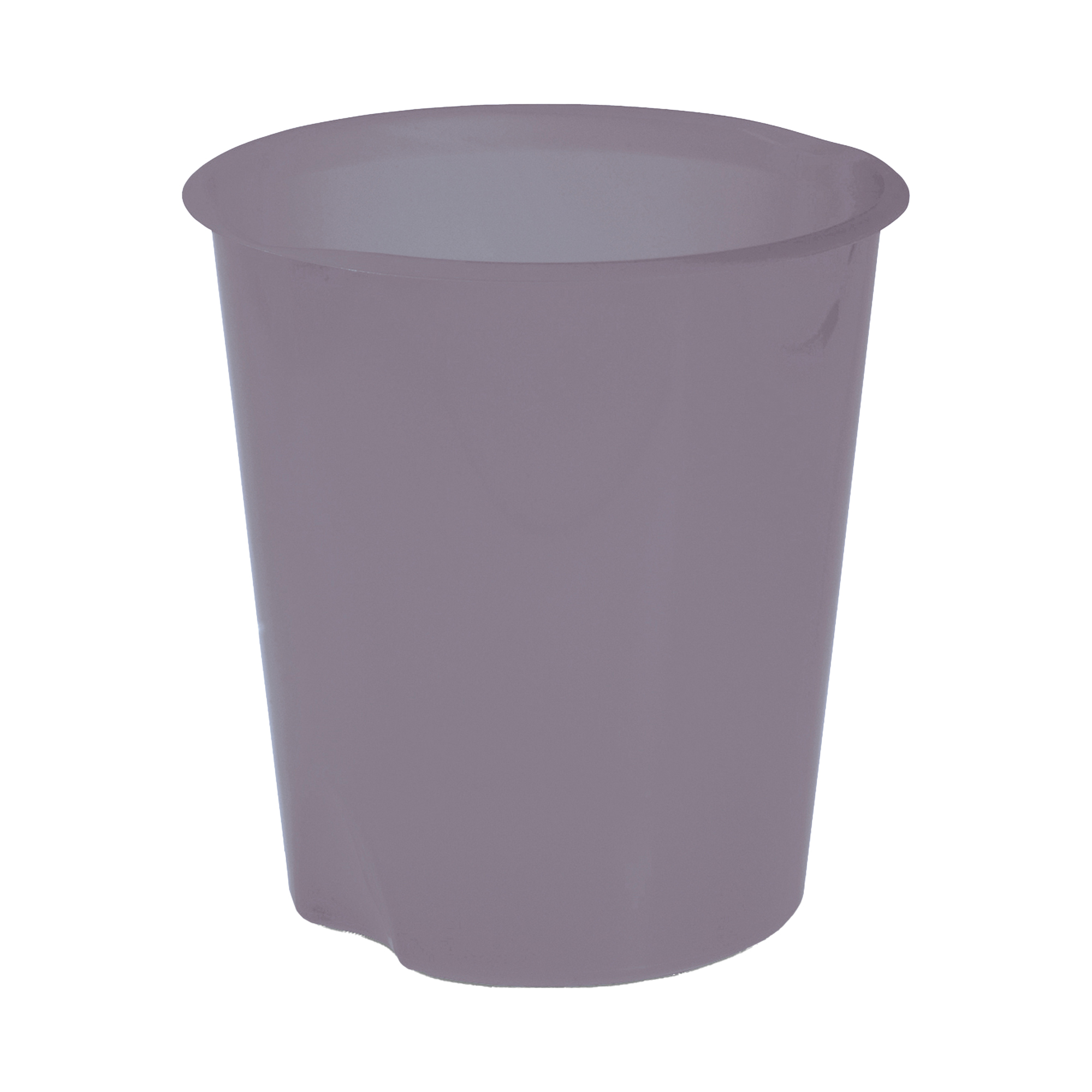 Cestino gettacarte E020 Modula - altezza 32,5 cm - diametro 31 cm - 16,5 L - fumé trasparente - Fellowes