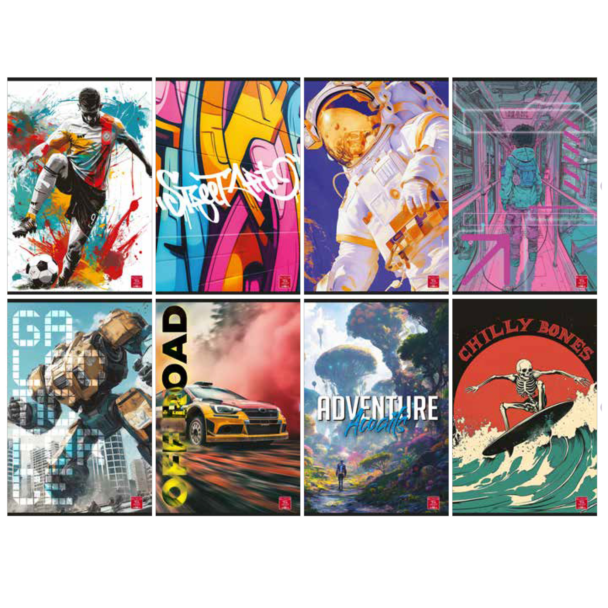 Maxiquaderno  Ragazzo - A4 - 5 mm - c/margine - 42 fogli - 80 gr - Pigna