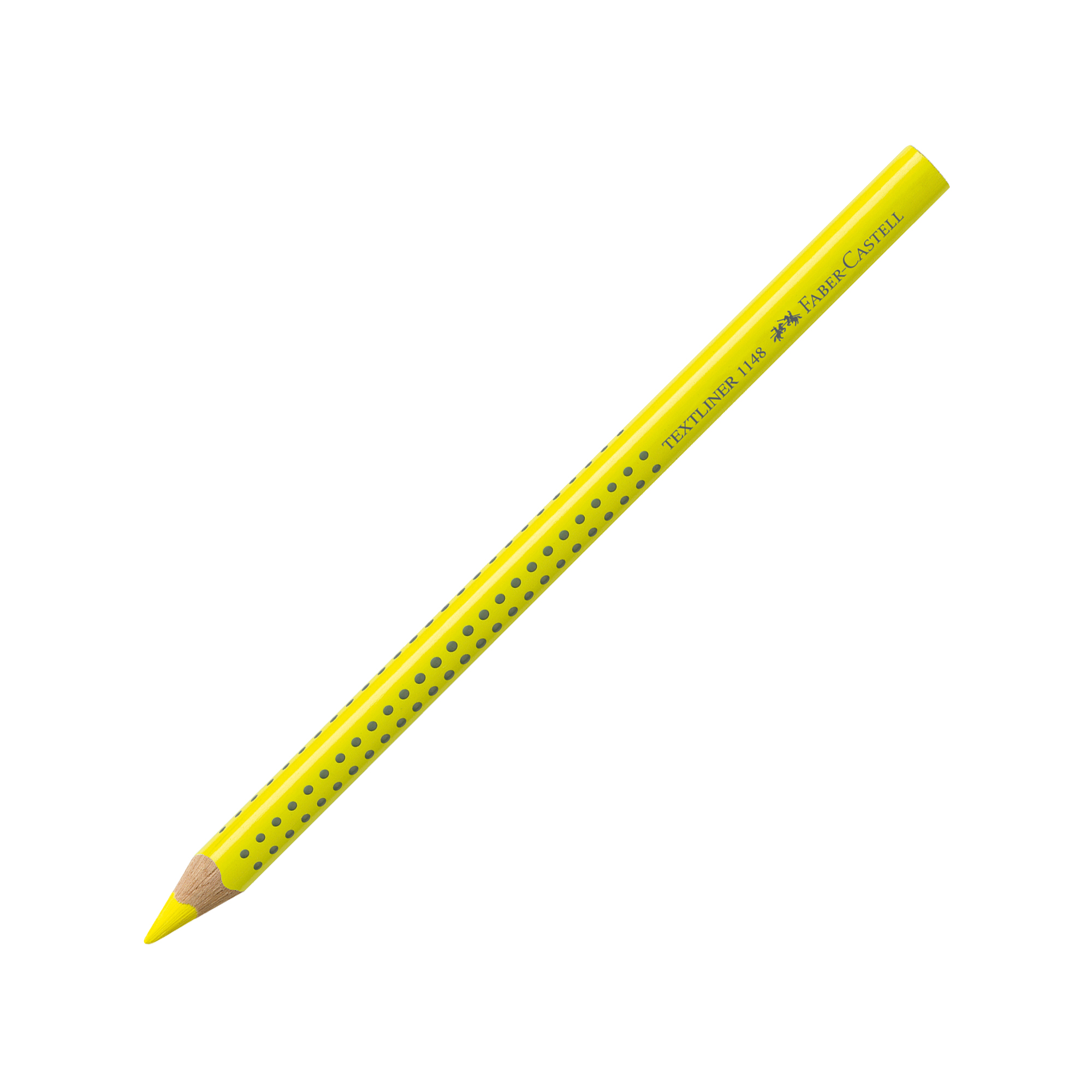 Matita evidenziatore Textliner Dry 1148 Grip Jumbo - diametro mina 5,4mm - giallo - Faber-Castell