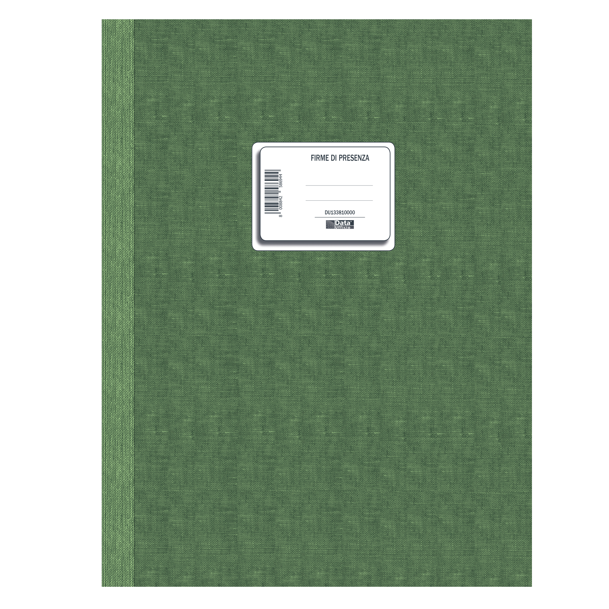 Registro firma presenza - 49 pag - 31 x 24,5 cm - DU1338100000 - Data Ufficio
