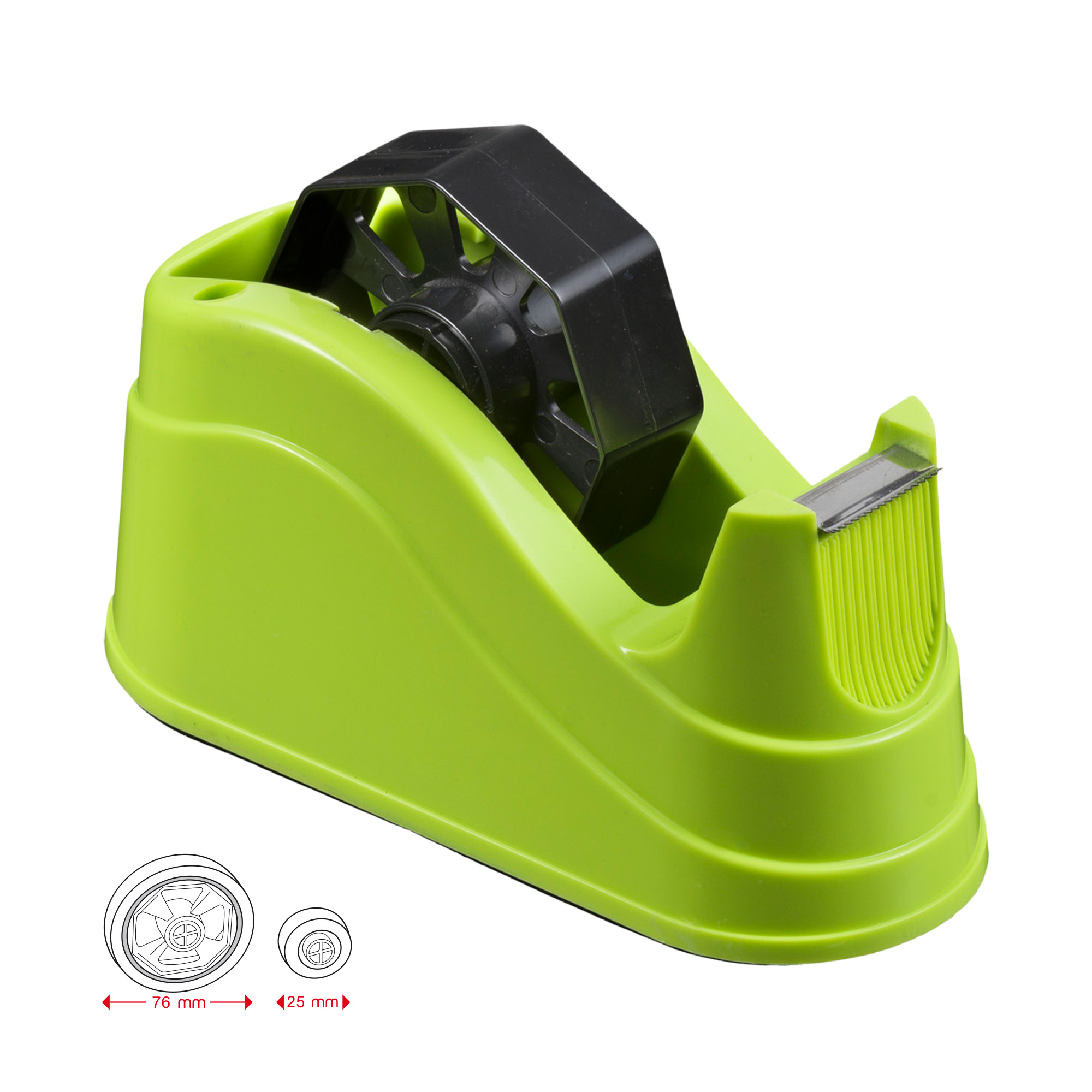 Dispenser da tavolo Medium - per nastri 33/66 m - verde lime - Starline