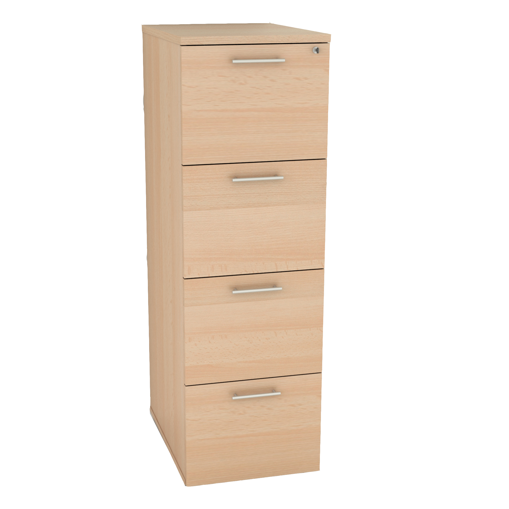 Classificatore - 4 cassetti - 49 x 55 x 141,2 cm - faggio