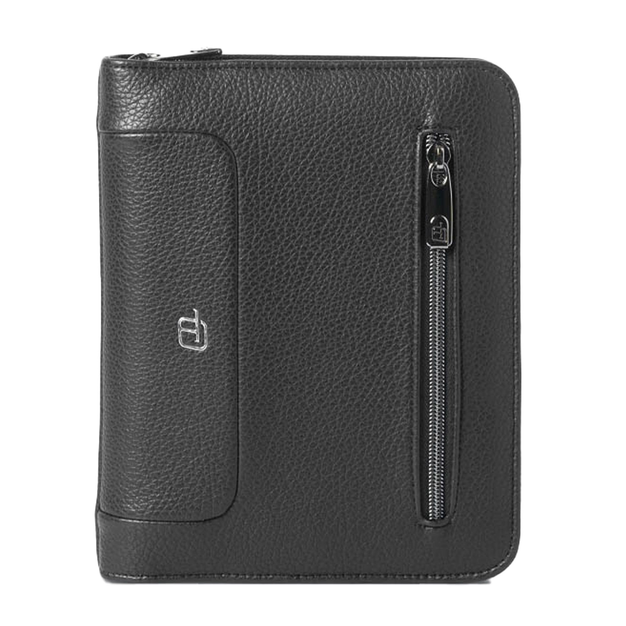 Portablocco Gate Trended - 19 x 23 cm - f.to utile A5 - ecopelle - nero - In Tempo