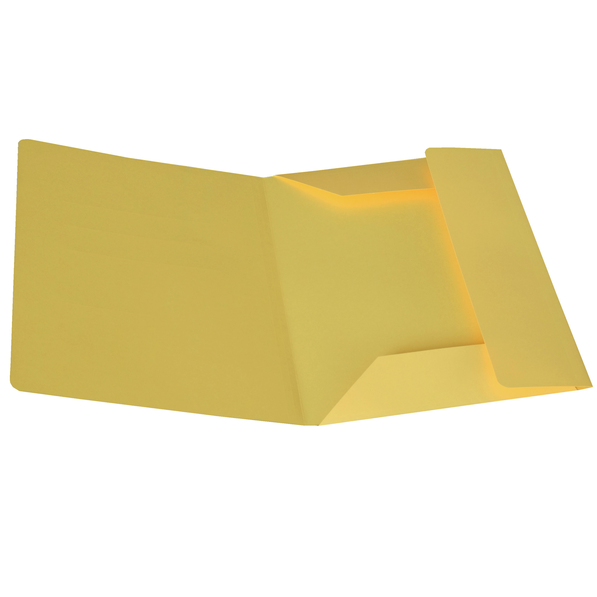 Cartellina 3 lembi - 200 gr - 25 x 34,5 cm - cartoncino bristol - giallo sole - Starline - conf. 25 pezzi