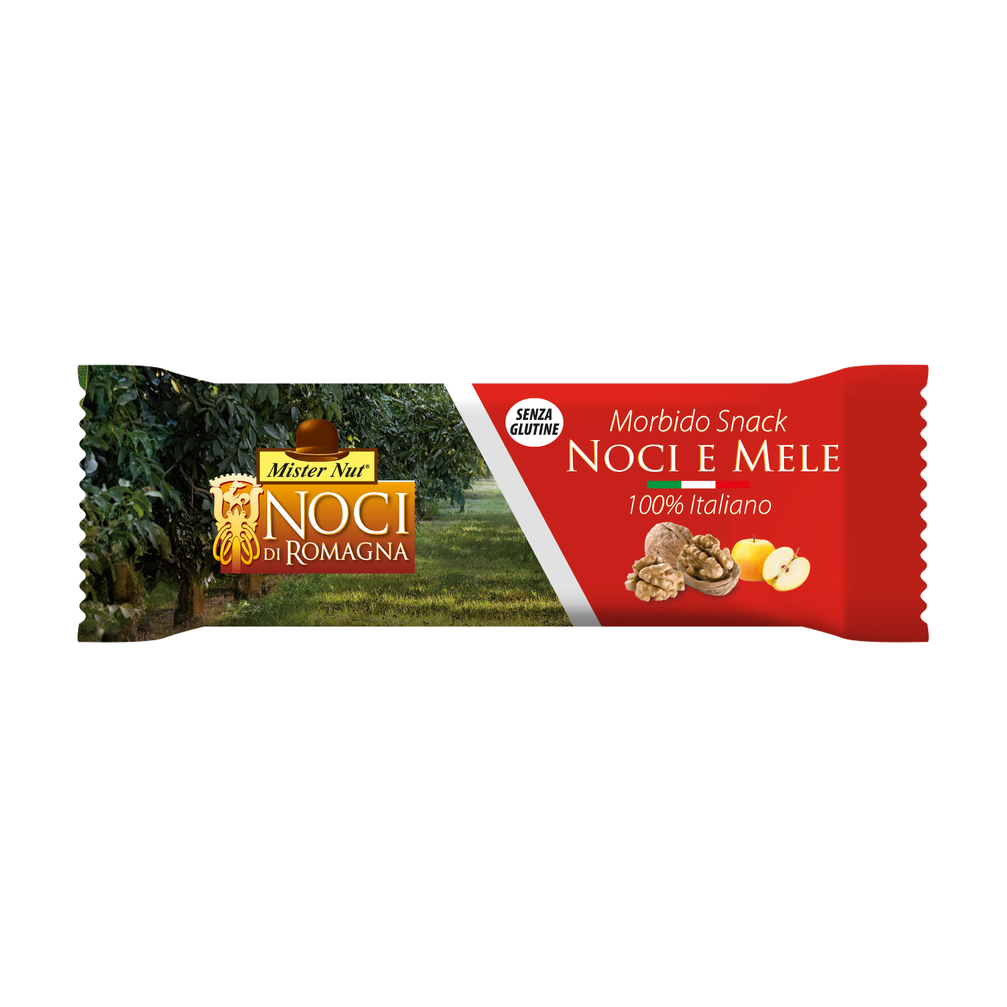 Barretta morbida - mele/noci - 28 gr - Mister Nut