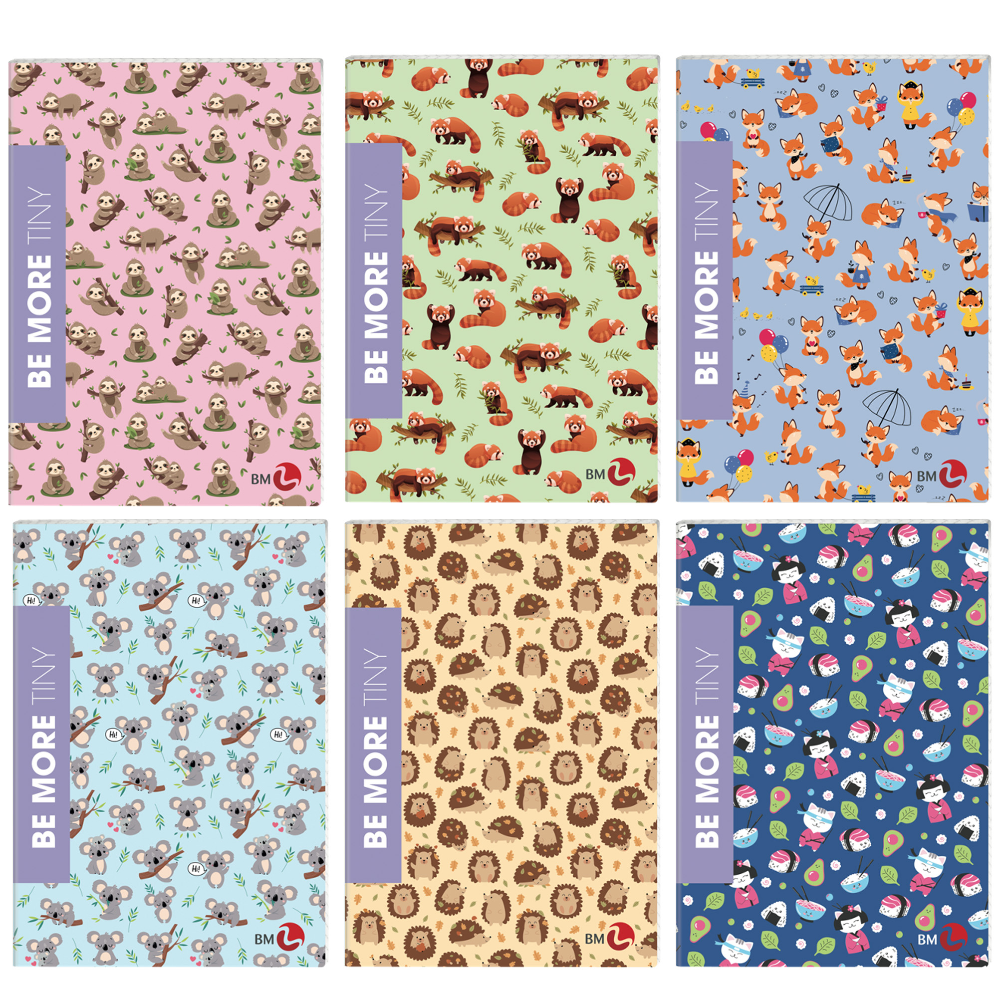 Maxiquaderno Be more Tiny - A4 - 4mm - 36+2 fogli - 100gr - BM