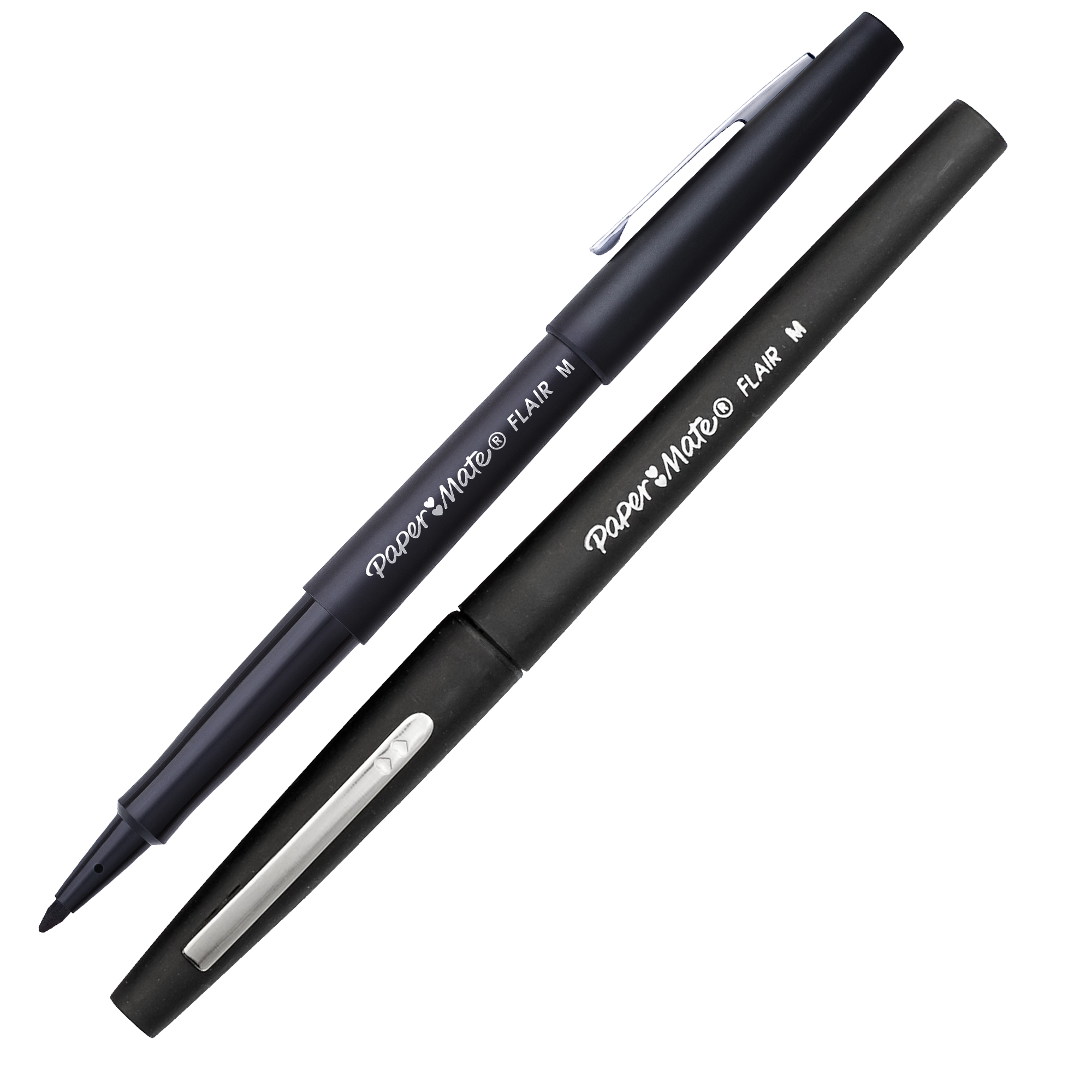 Pennarello Flair Nylon - punta feltro - 1,10mm - nero - Papermate