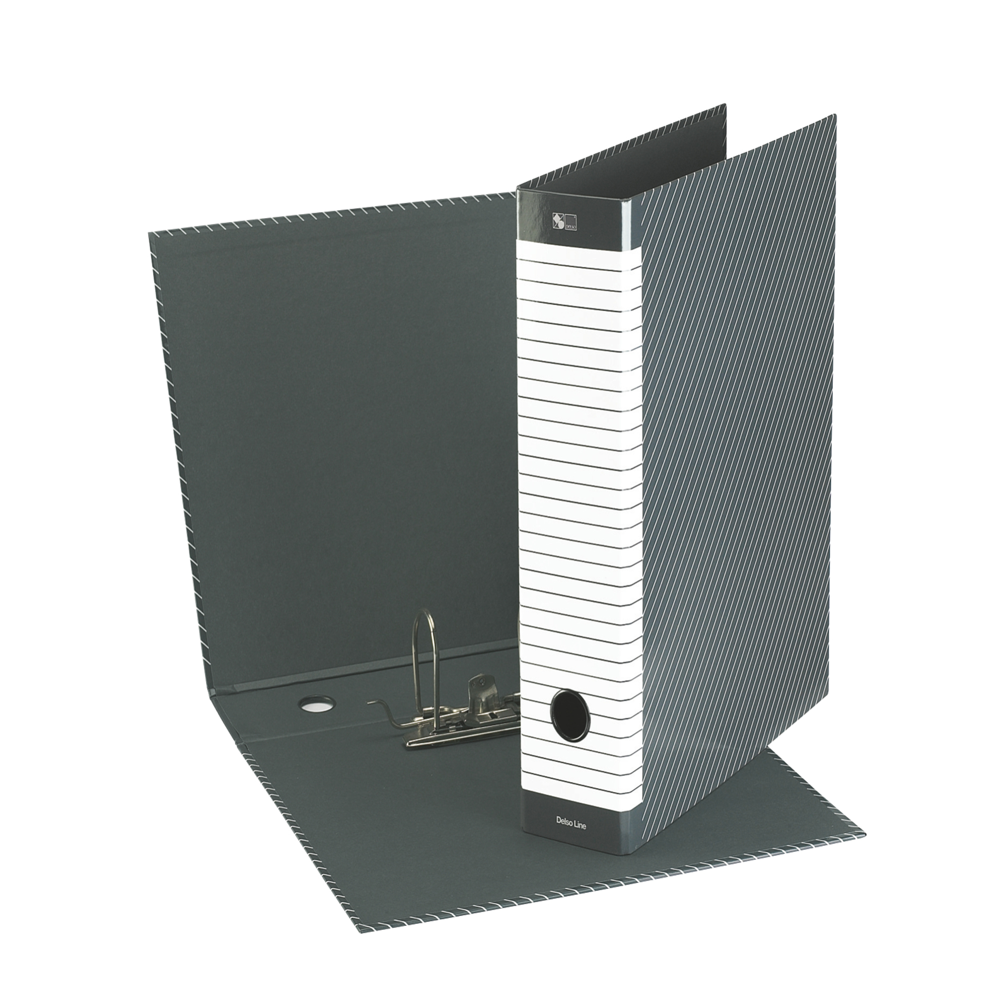 Registratore Delso Line G12 - dorso 5 cm - commerciale 23 x 30 cm - grigio - Esselte