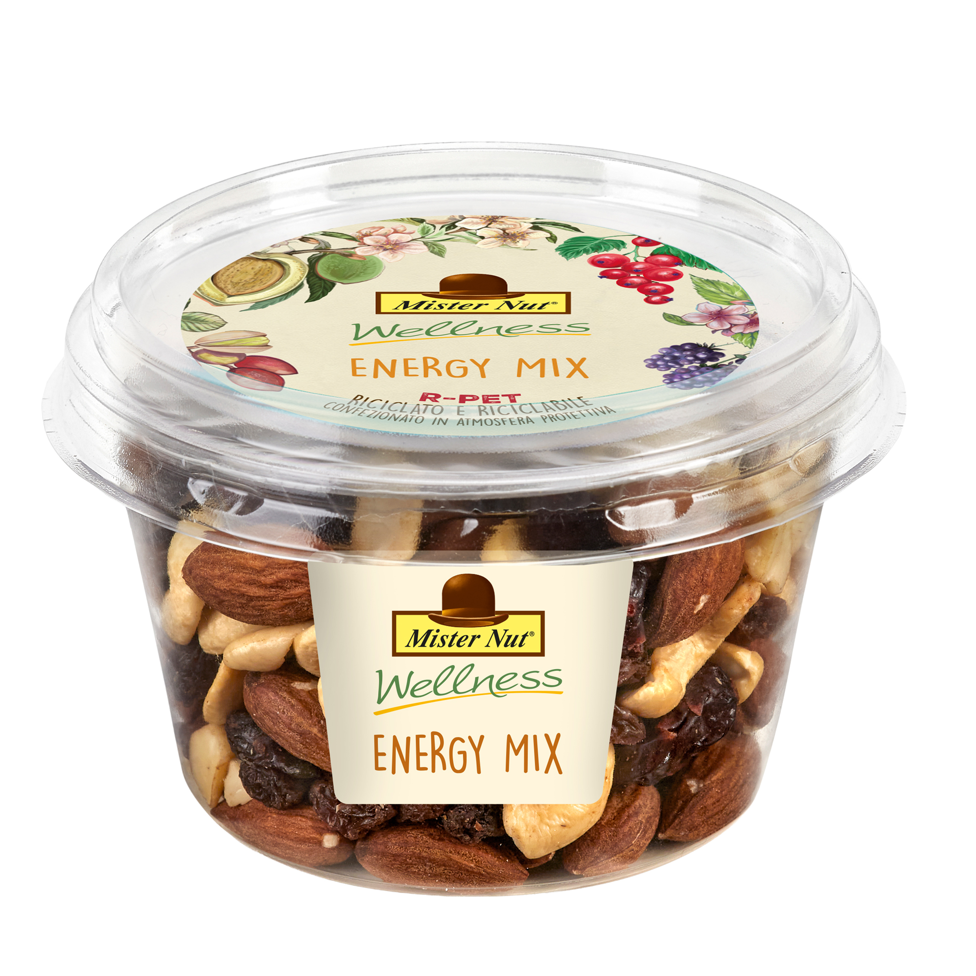 Energy mix - frutta secca e disidratata - in bicchiere - 125 gr - Mister Nut