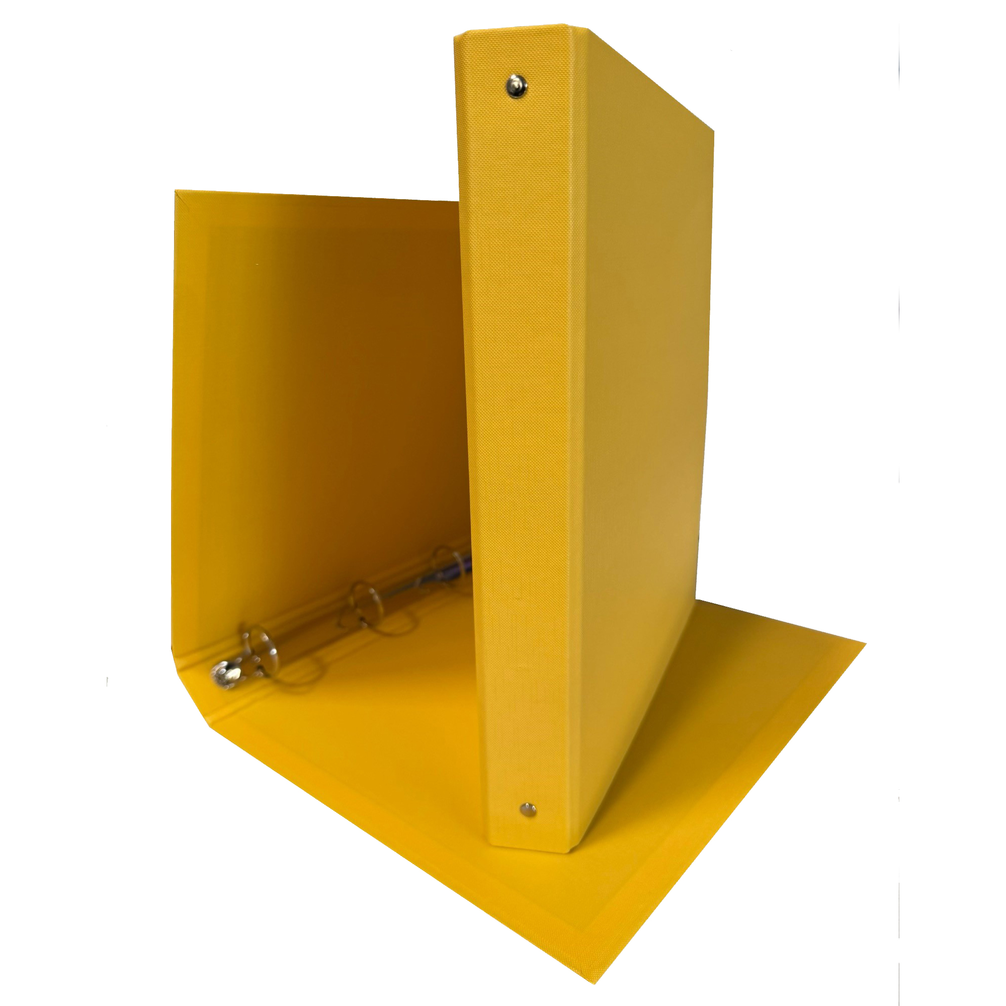Raccoglitore King - 22 x 30 cm - 4 anelli tondi 30 mm - dorso 4 cm - rivestimento in PP - giallo - Starline