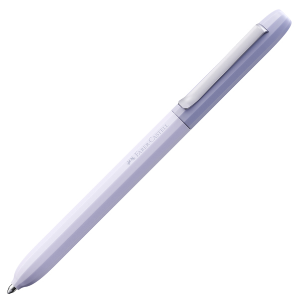 Penna a sfera Avori - punta M - fusto lilla - Faber-Castell