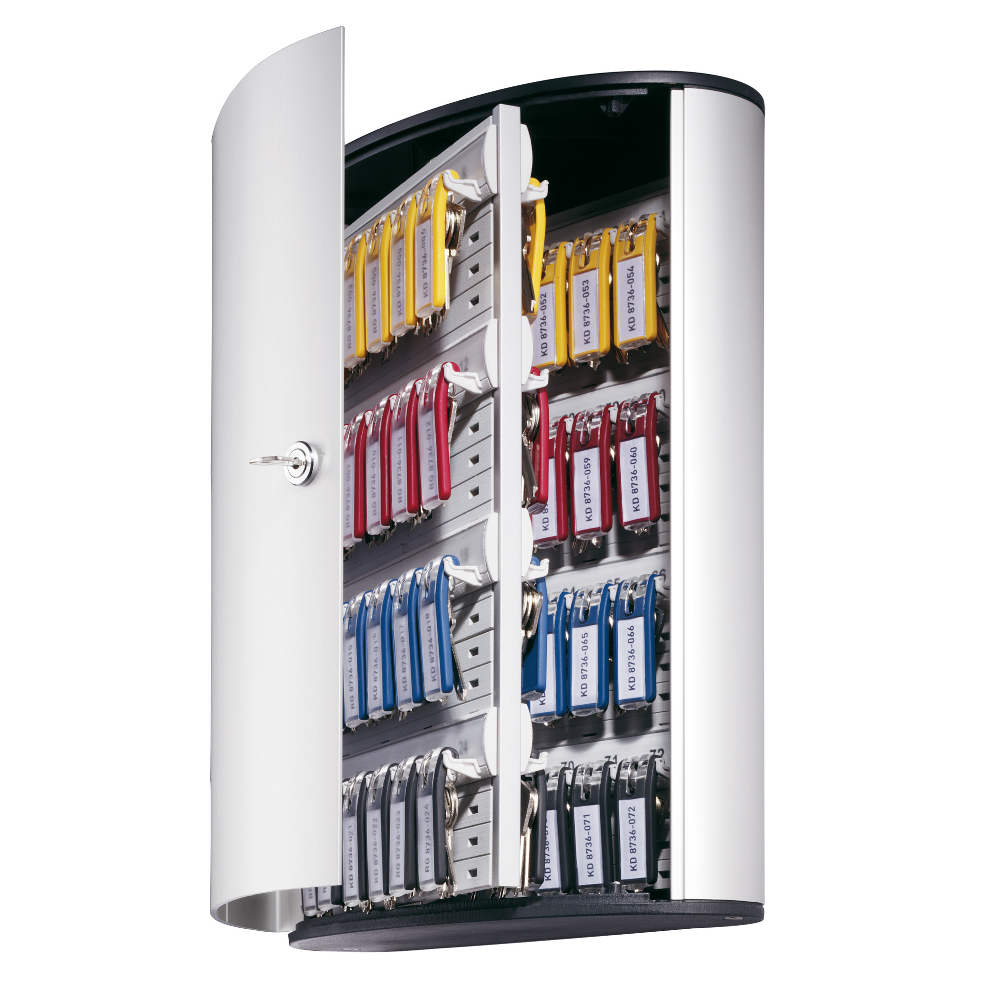 Cassetta portachiavi da parete Key Box - 30,2 x 11,8 x 40 cm - 72 posti - grigio - Durable