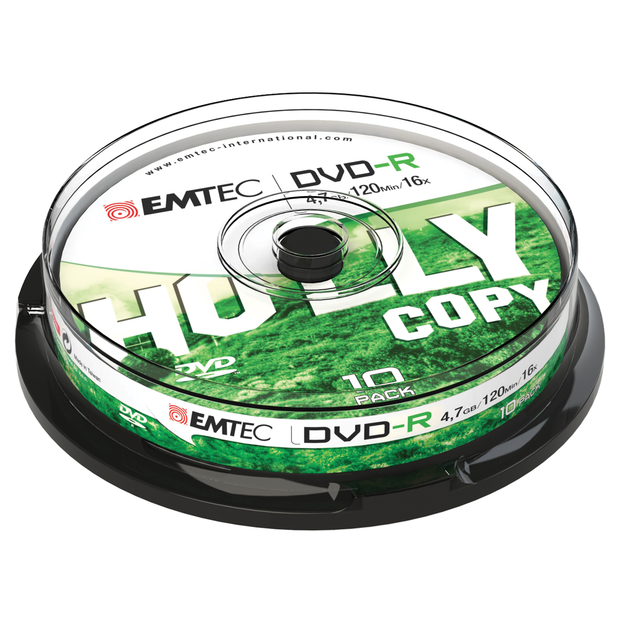 Emtec - DVD-R - registrabile - ECOVR471016CB - 4,7GB - conf. 10 pz