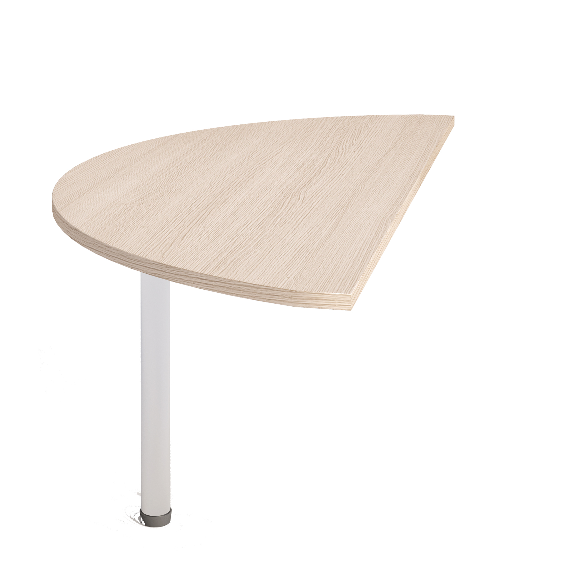 Terminale Agorà Direction 180° - per scrivania Compact - 160 x 70 x 73 cm - rovere