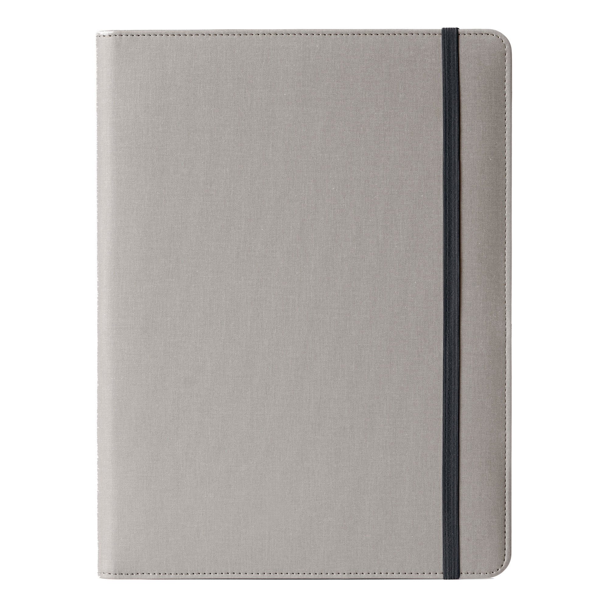 Portablocco Meet - con elastico - 31 x 25 x 1,4 cm - grigio - In Tempo