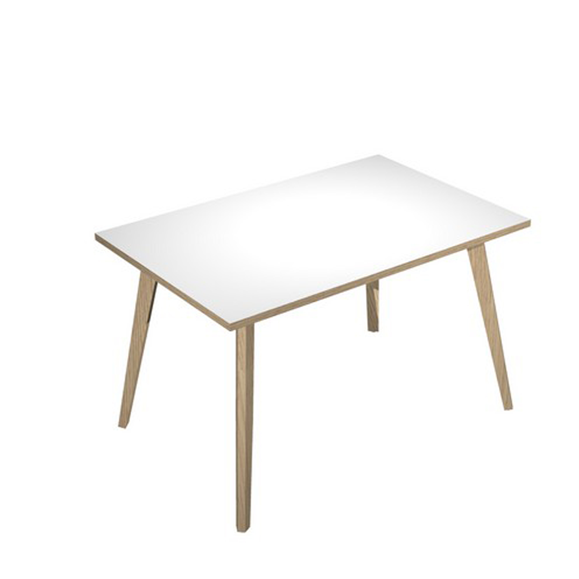 Scrivania Woody - 120 x 80 x H 74,4 cm - rovere / bianco