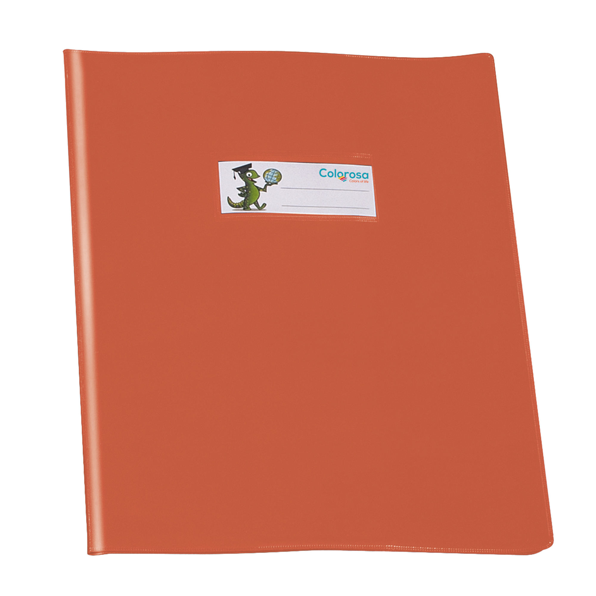 Coprimaxi GreenLine - 21 x 30 cm - PVC - 220 mic - c/alette - lucido - arancione - Colorosa