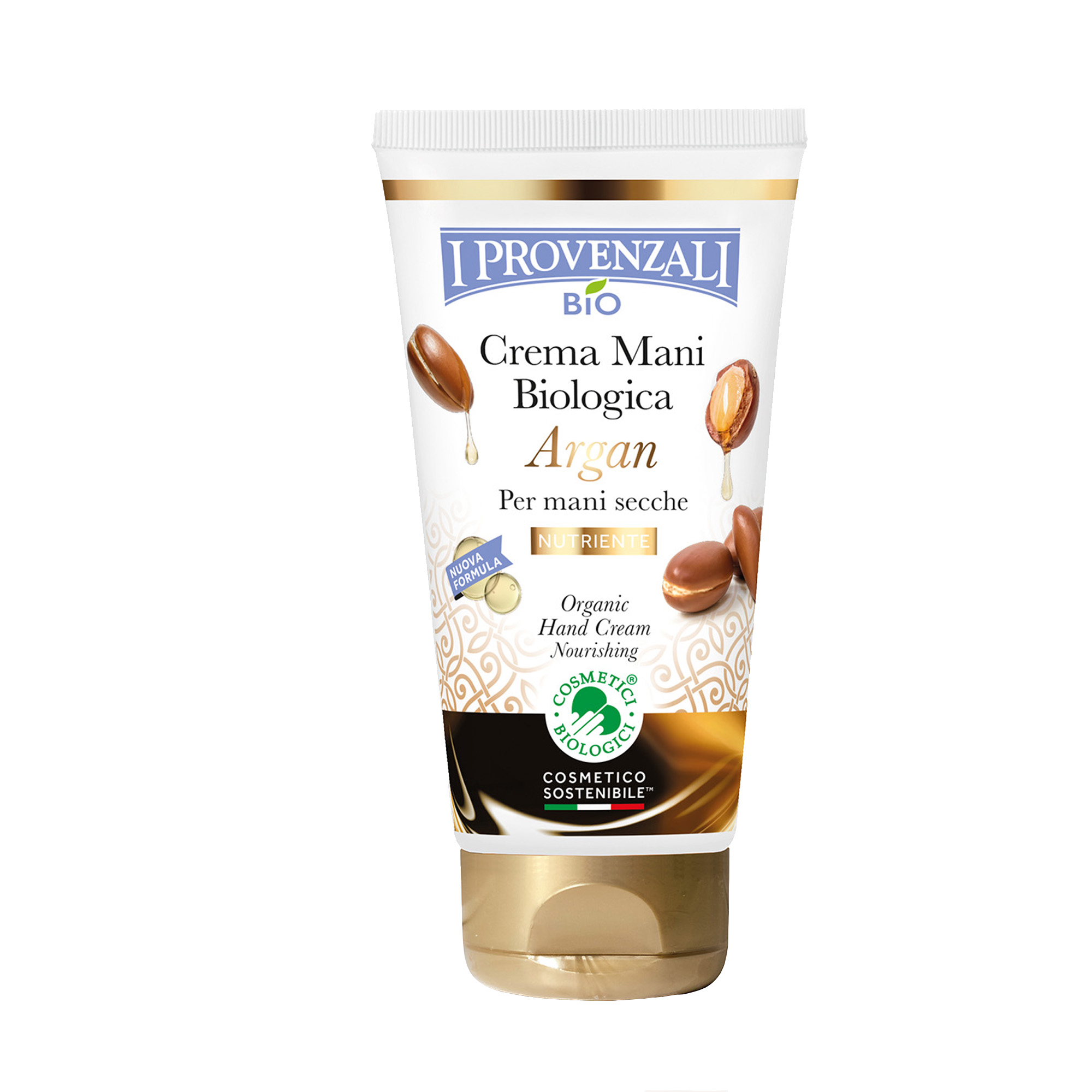 Crema mani biologica - Argan - I Provenzali - 75 ml