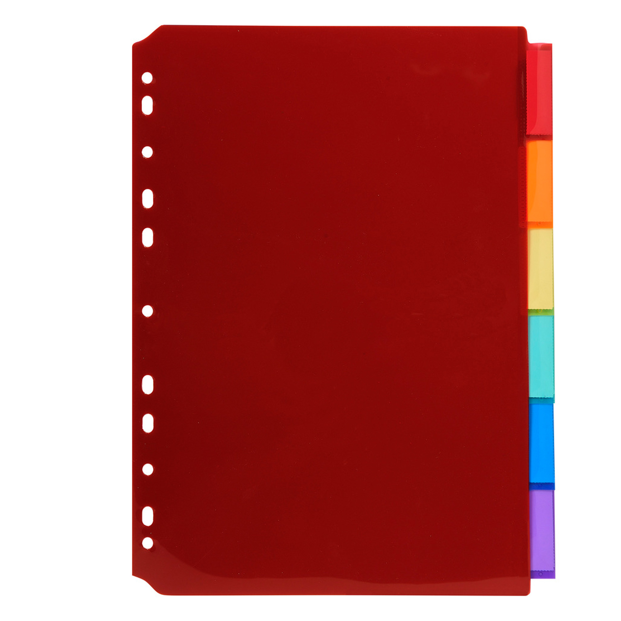 Intercalari neutri - PP - A4 - trasparente - 6 posizioni - Exacompta