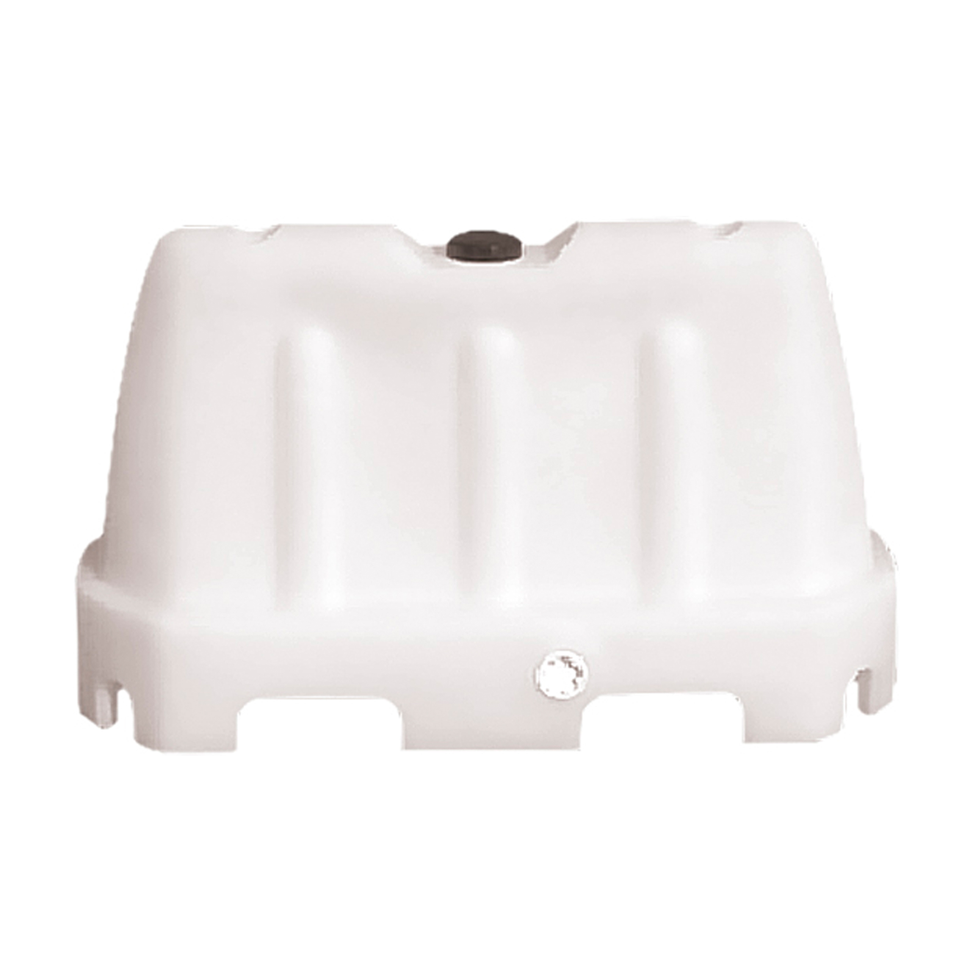 Barriera stradale - tipo New Jersey - 100 x 40 x 70 cm - PE - bianco