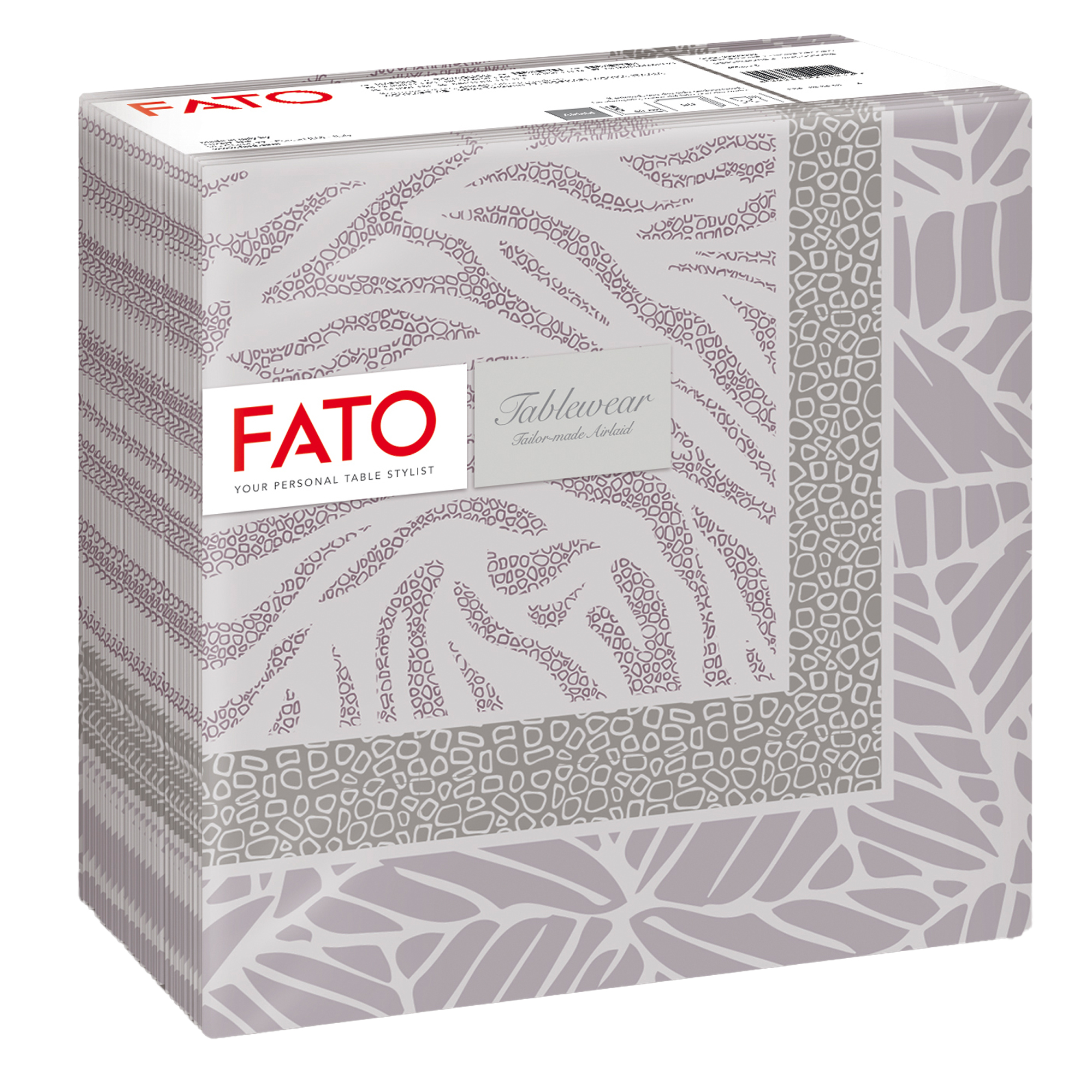 Tovagliolo linea AirLaid - carta - 40 x 40 cm - polvere - Fato - conf. 50 pezzi