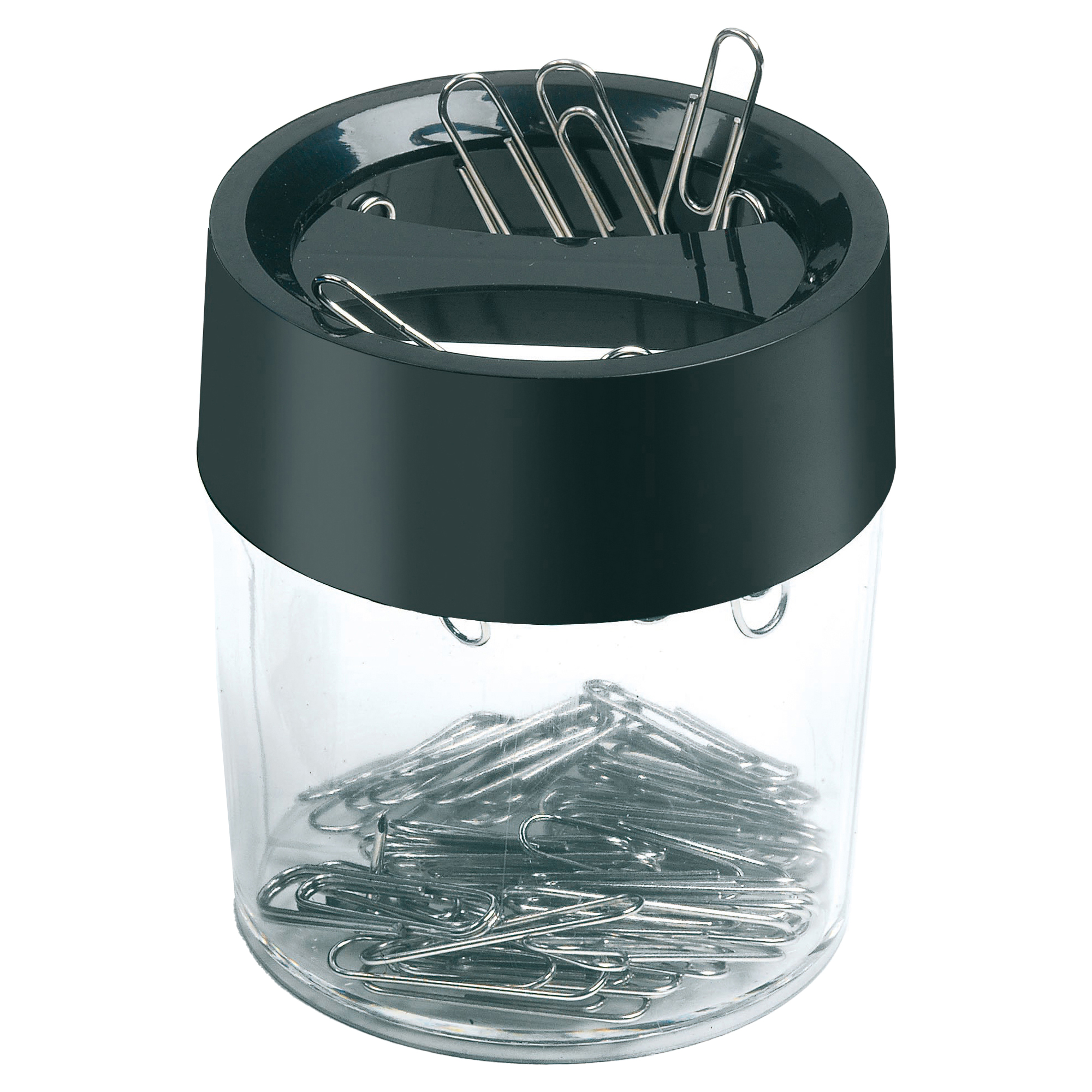 Portafermagli calamitato - 5,8 x 6,8 cm - nero