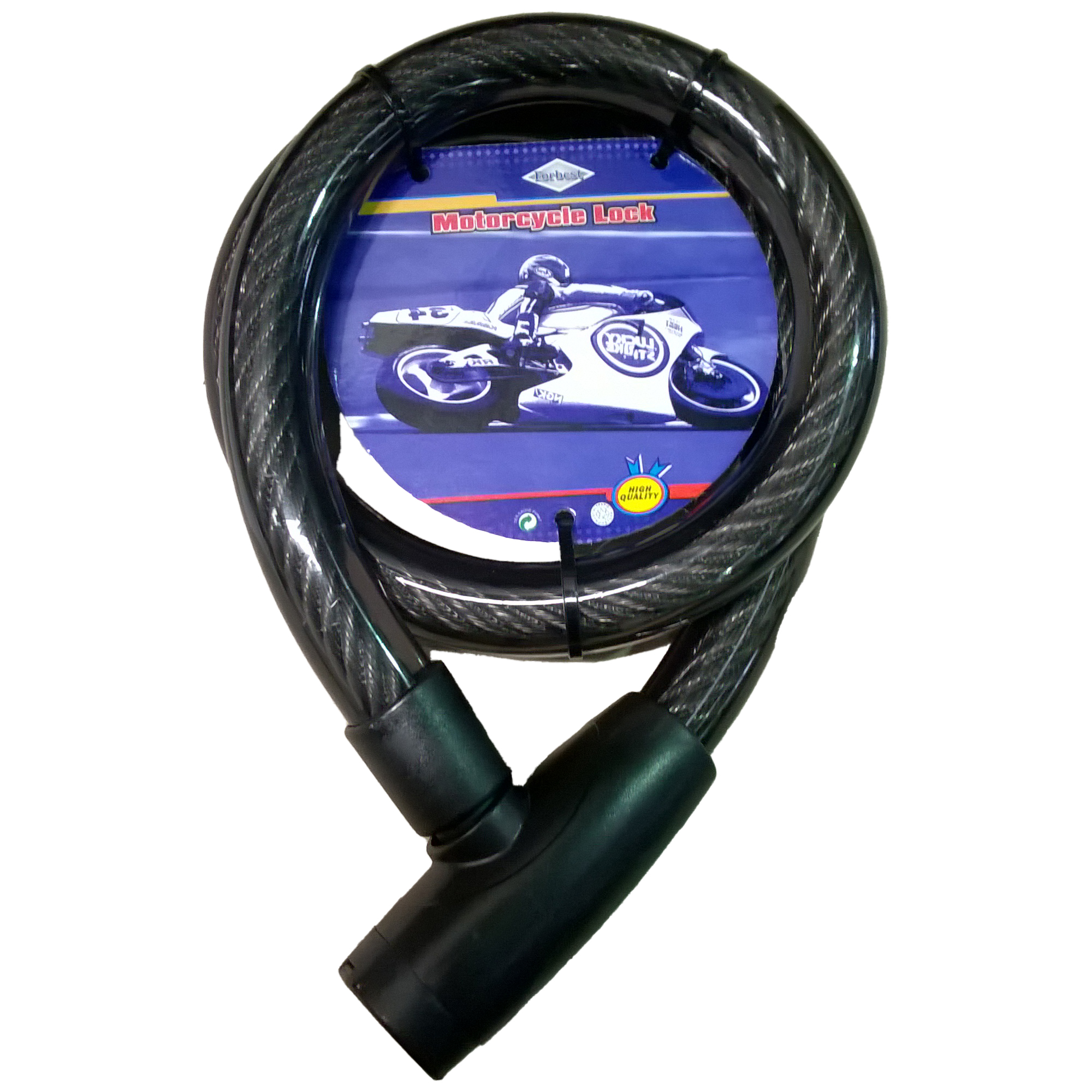 Lucchetto cavo corazzato - a 2 chiavi - Ø 25 x 100 mm - Metalplus